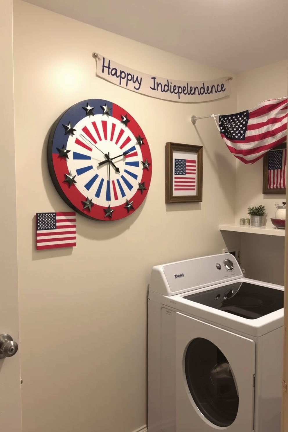 Independence Day Laundry Room Decorating Ideas 13