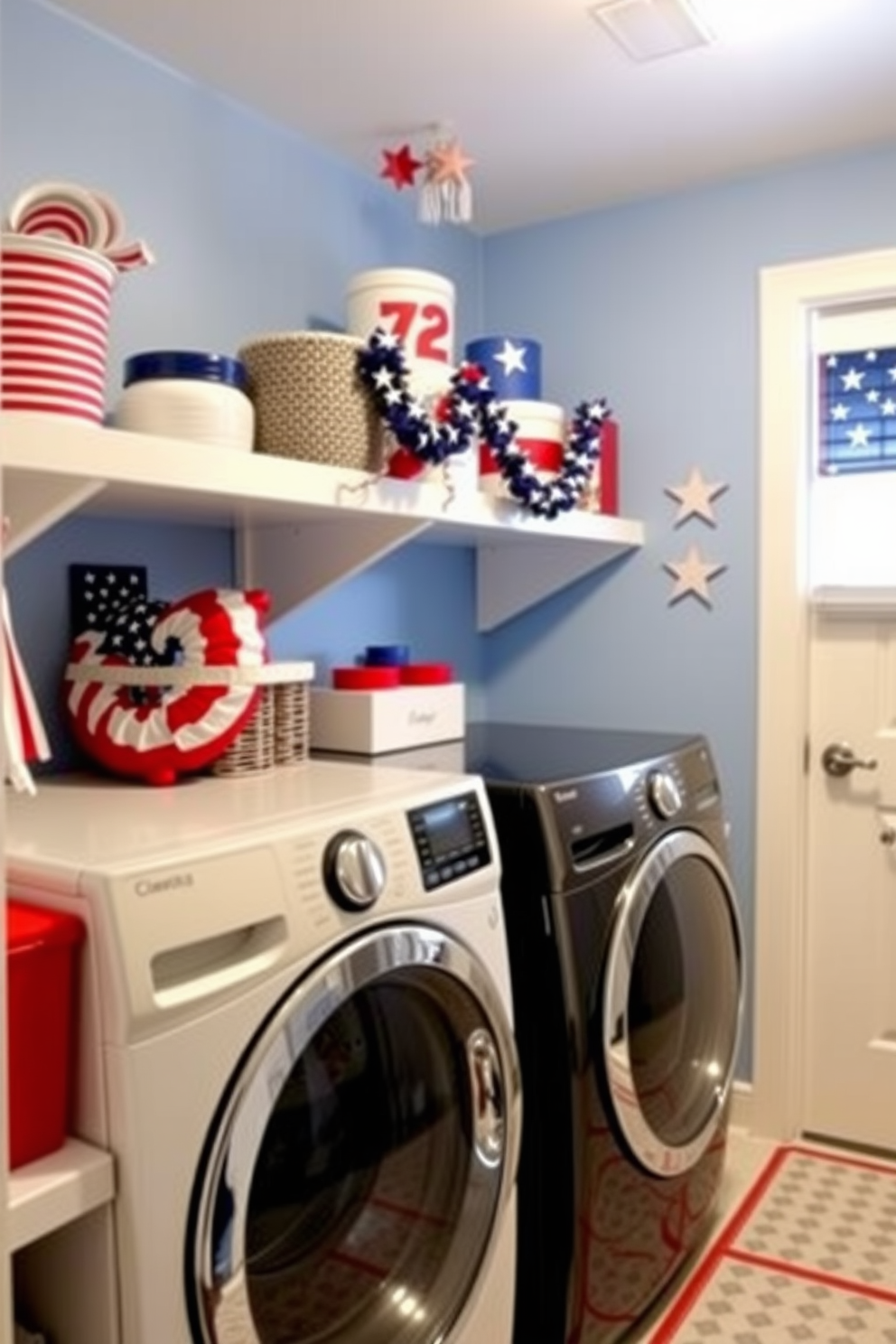 Independence Day Laundry Room Decorating Ideas 15