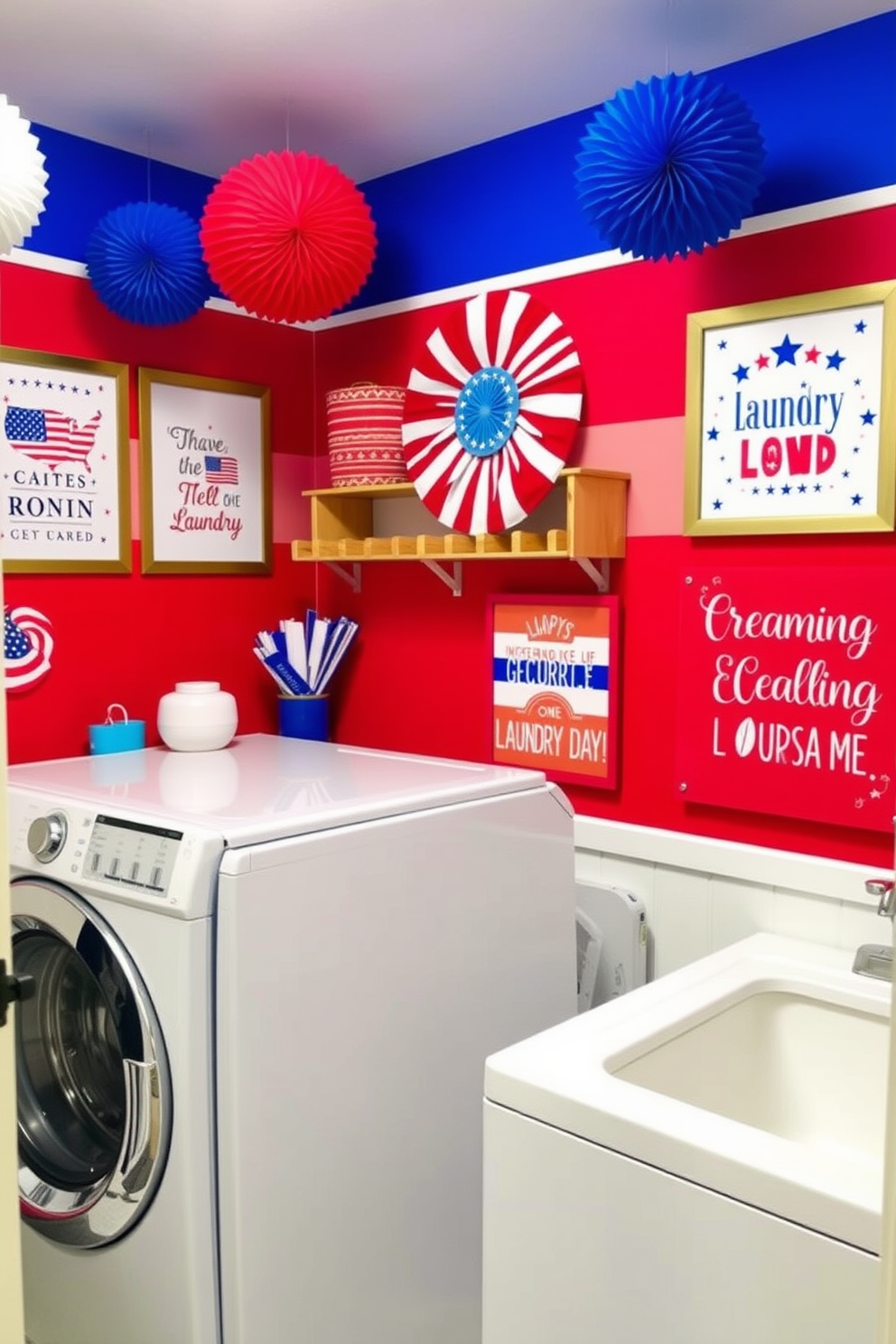 Independence Day Laundry Room Decorating Ideas 16