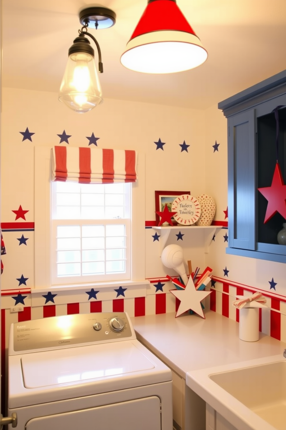 Independence Day Laundry Room Decorating Ideas 17