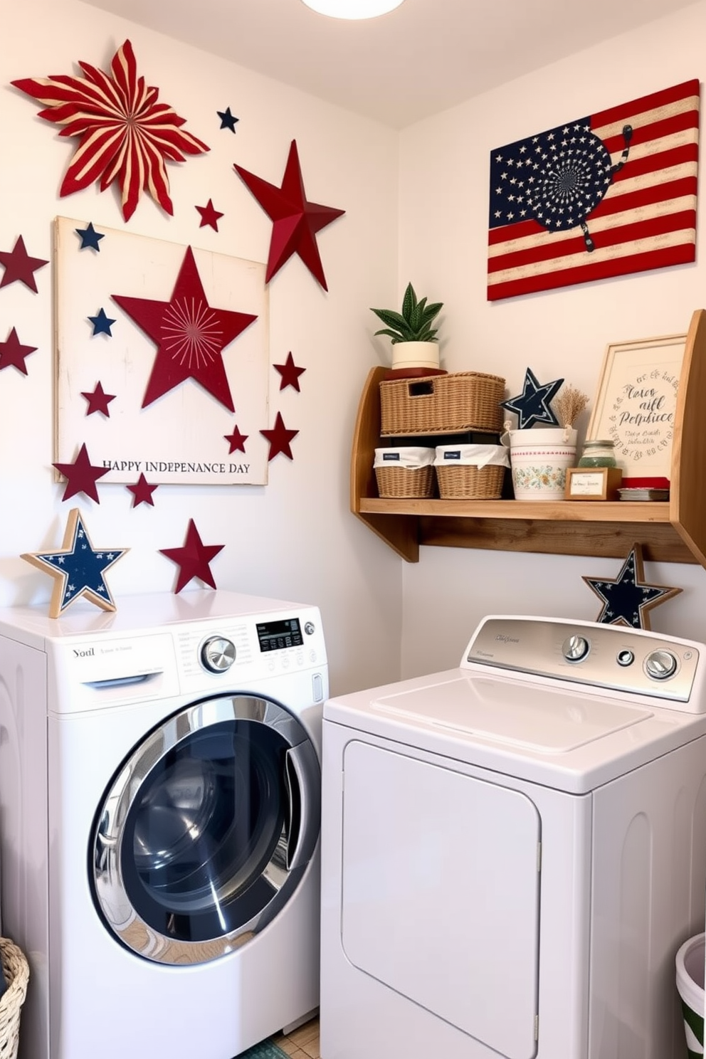 Independence Day Laundry Room Decorating Ideas 2