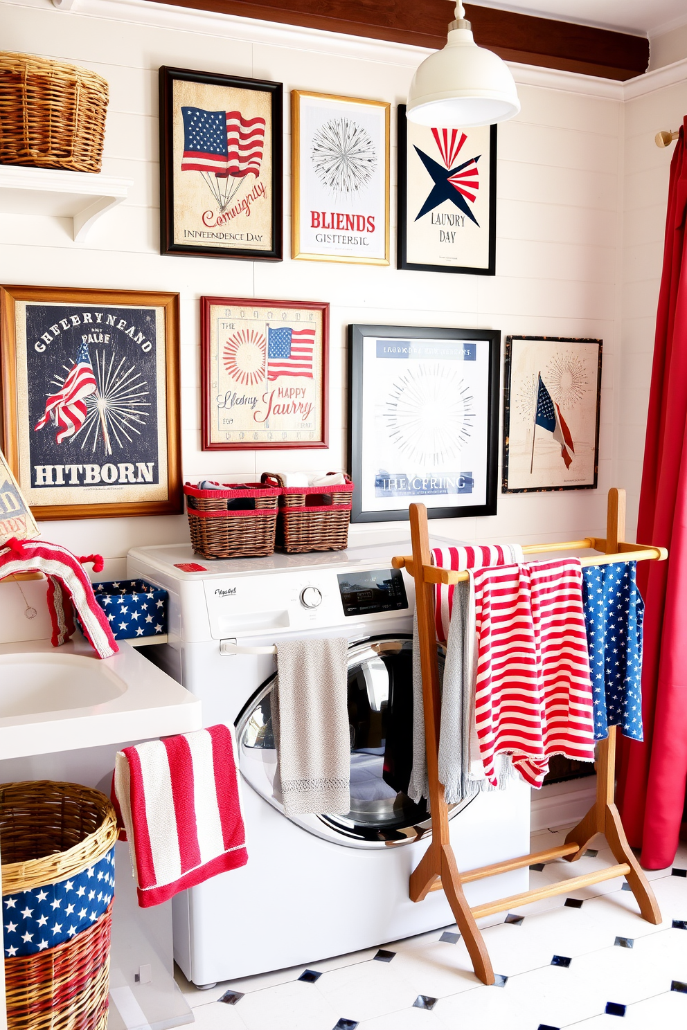 Independence Day Laundry Room Decorating Ideas 20