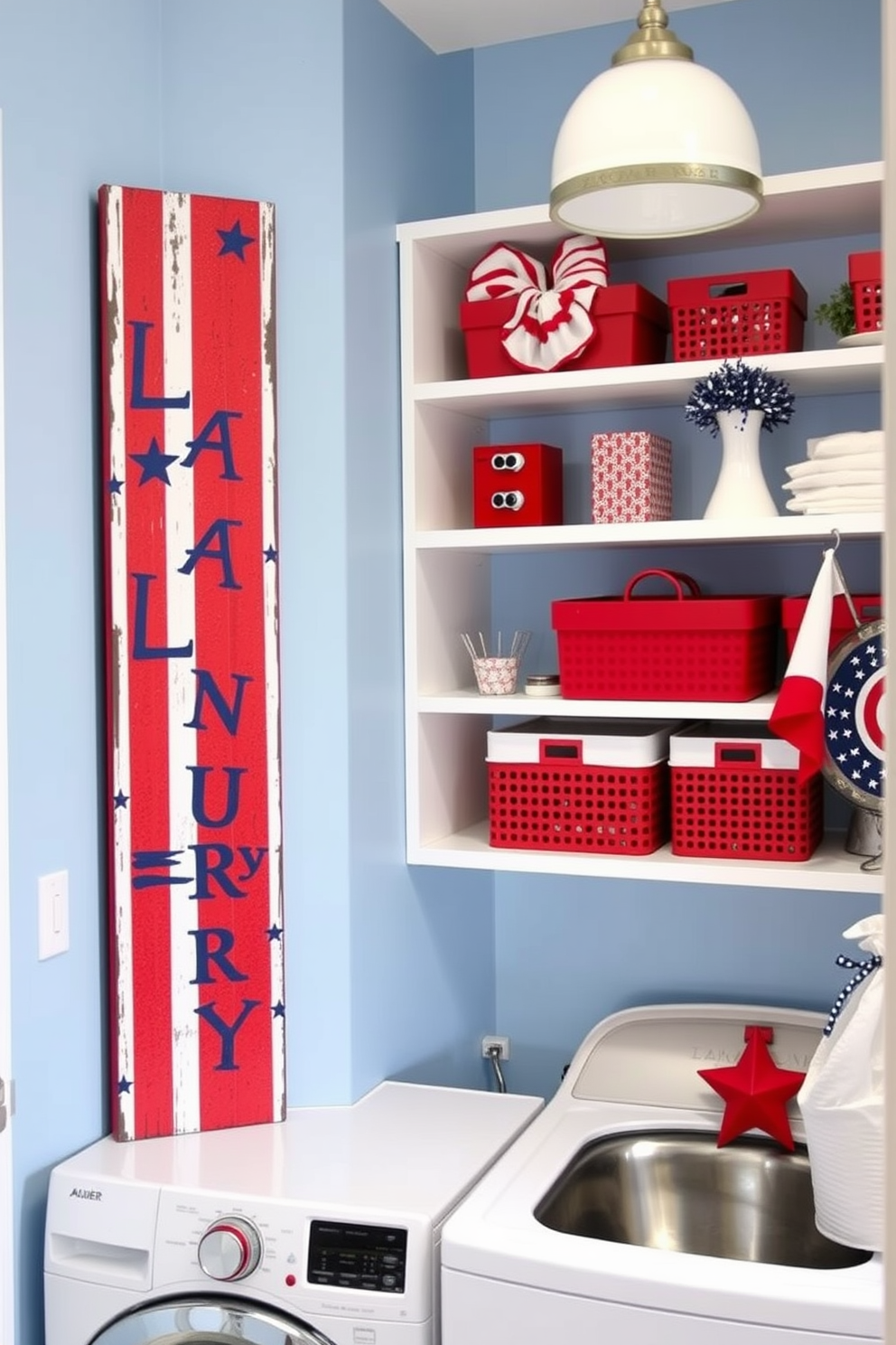 Independence Day Laundry Room Decorating Ideas 21