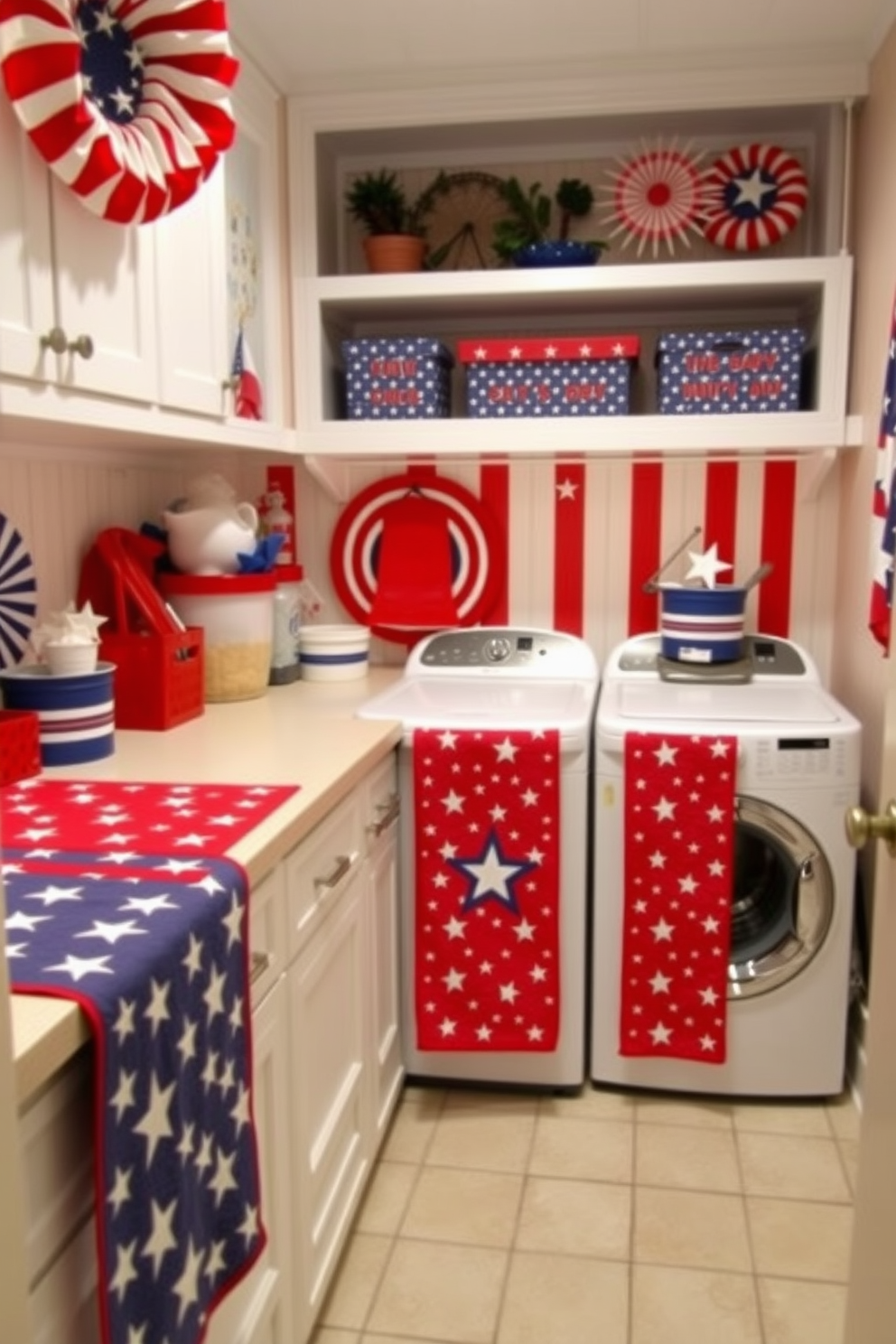 Independence Day Laundry Room Decorating Ideas 22