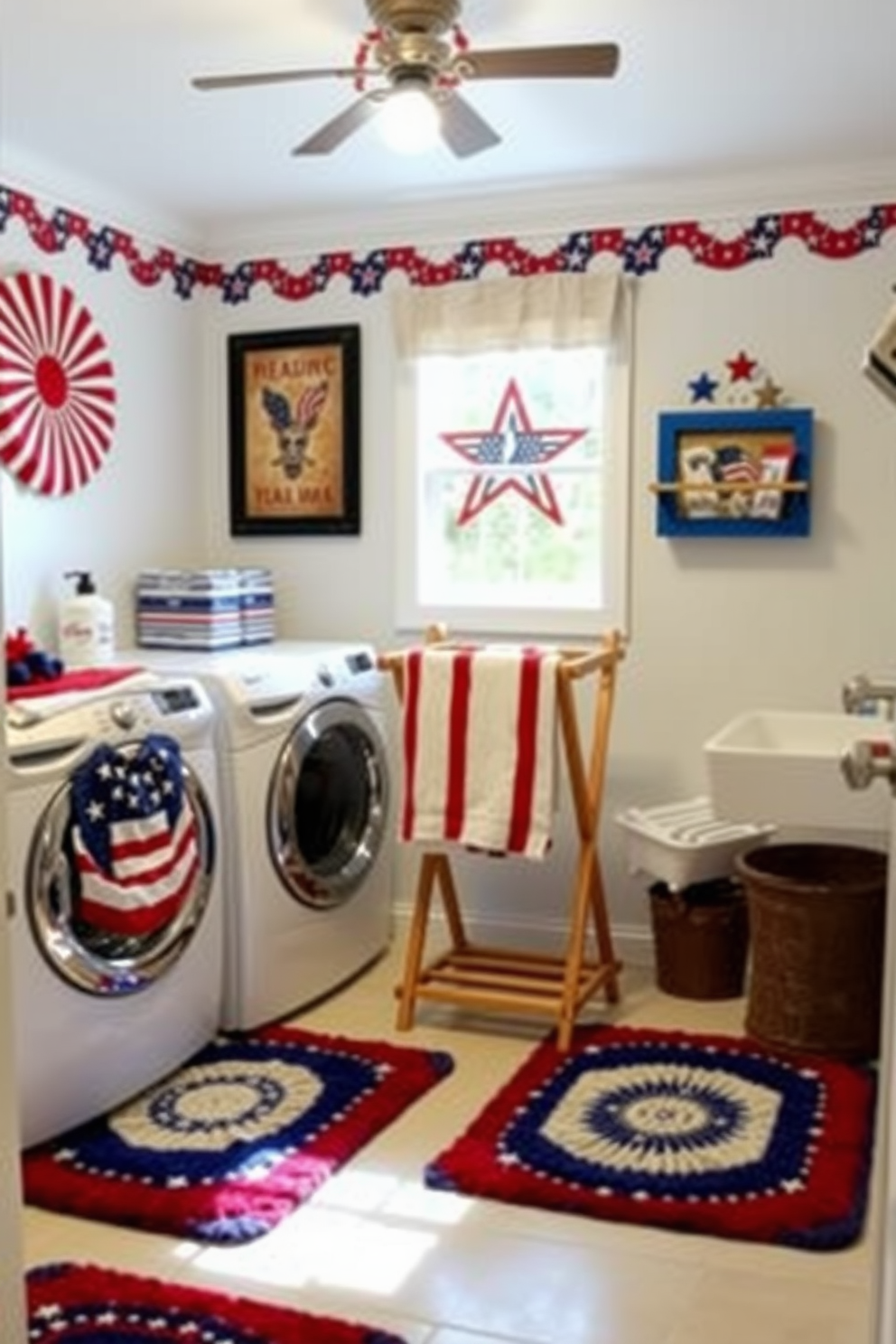 Independence Day Laundry Room Decorating Ideas 4