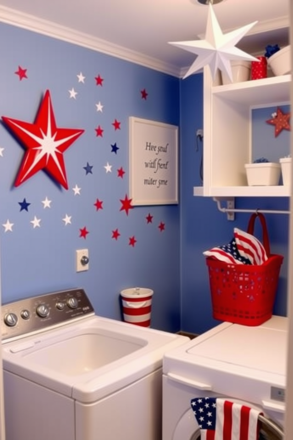 Independence Day Laundry Room Decorating Ideas 9