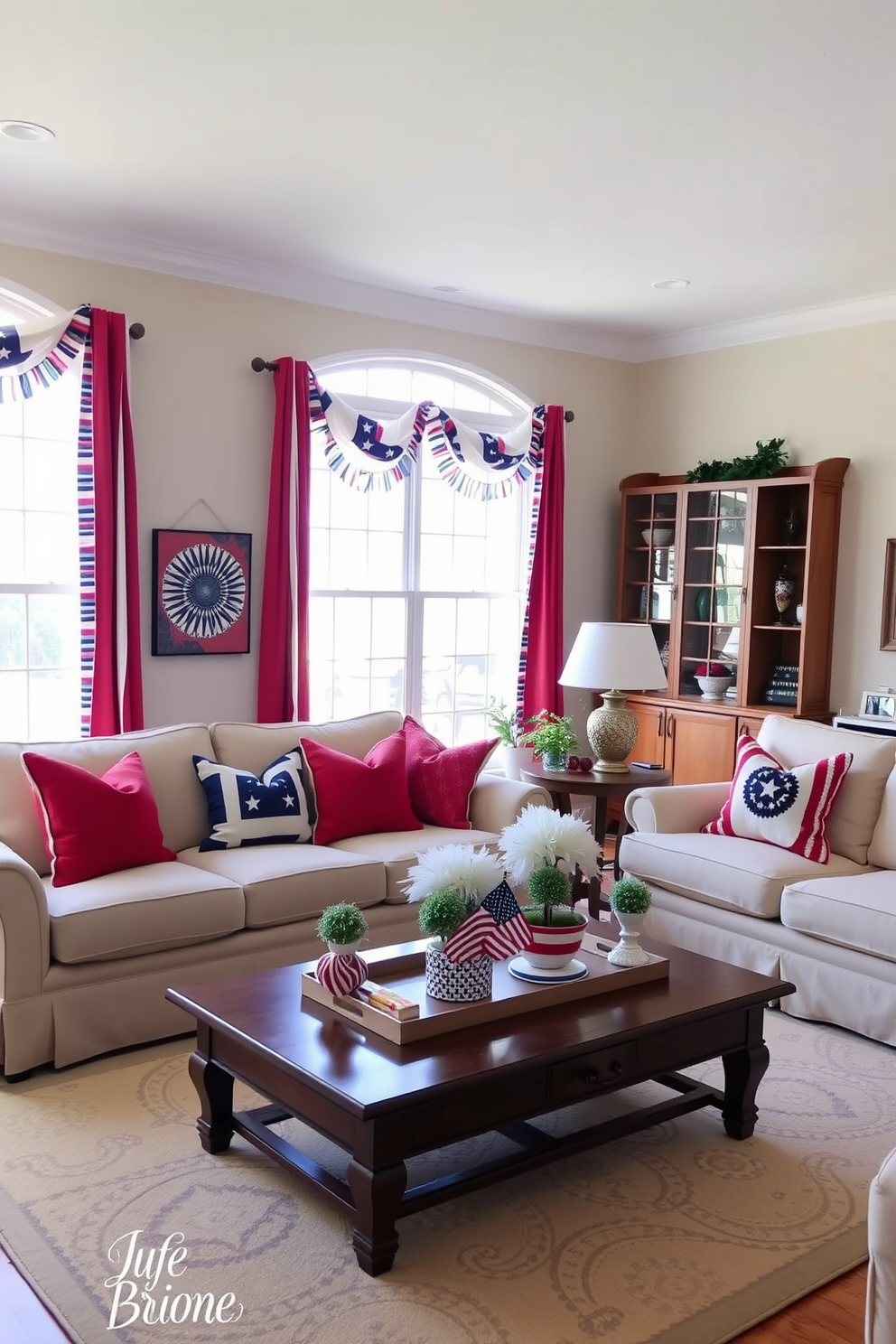 Independence Day Living Room Decorating Ideas 16