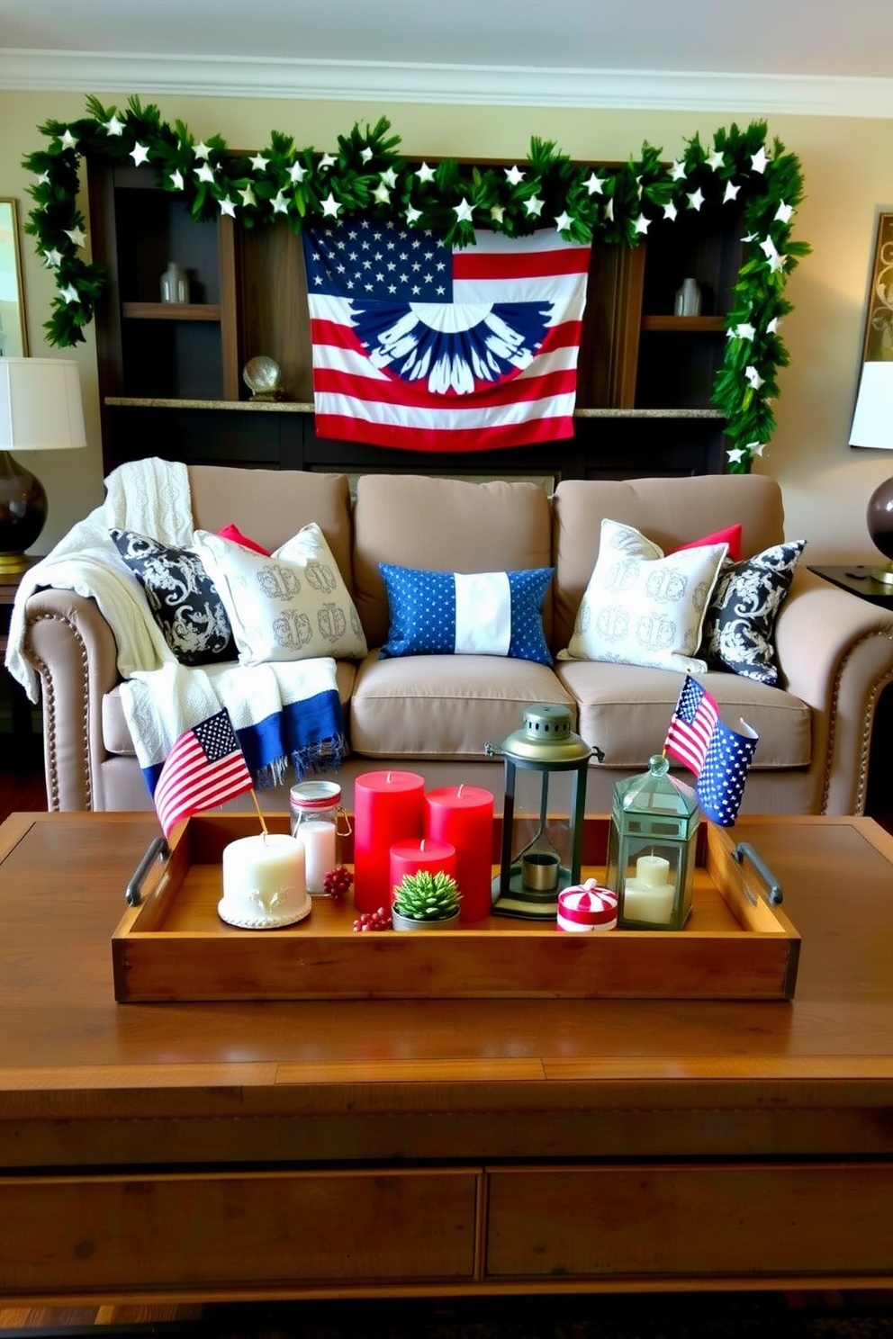 Independence Day Living Room Decorating Ideas 17