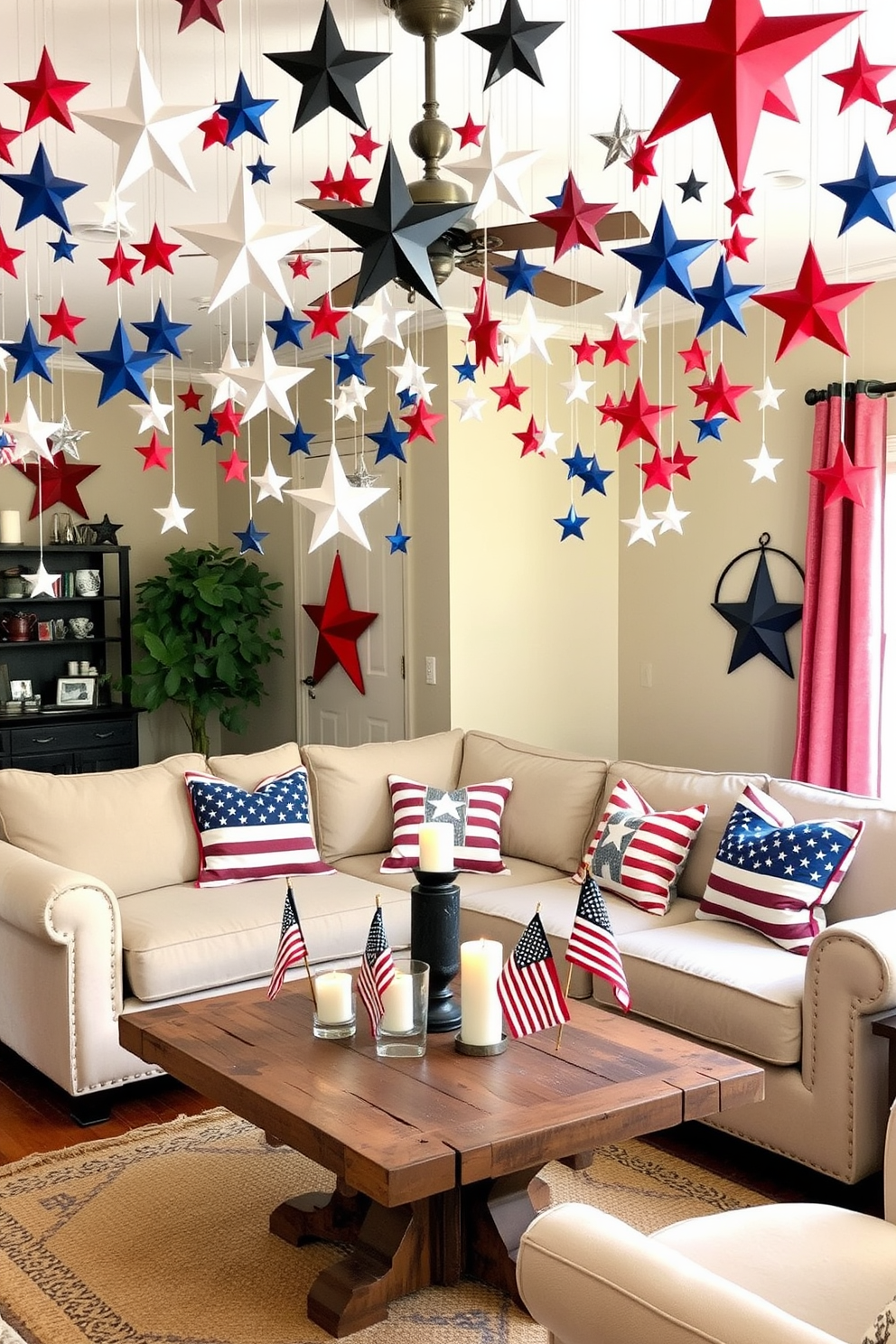 Independence Day Living Room Decorating Ideas 25