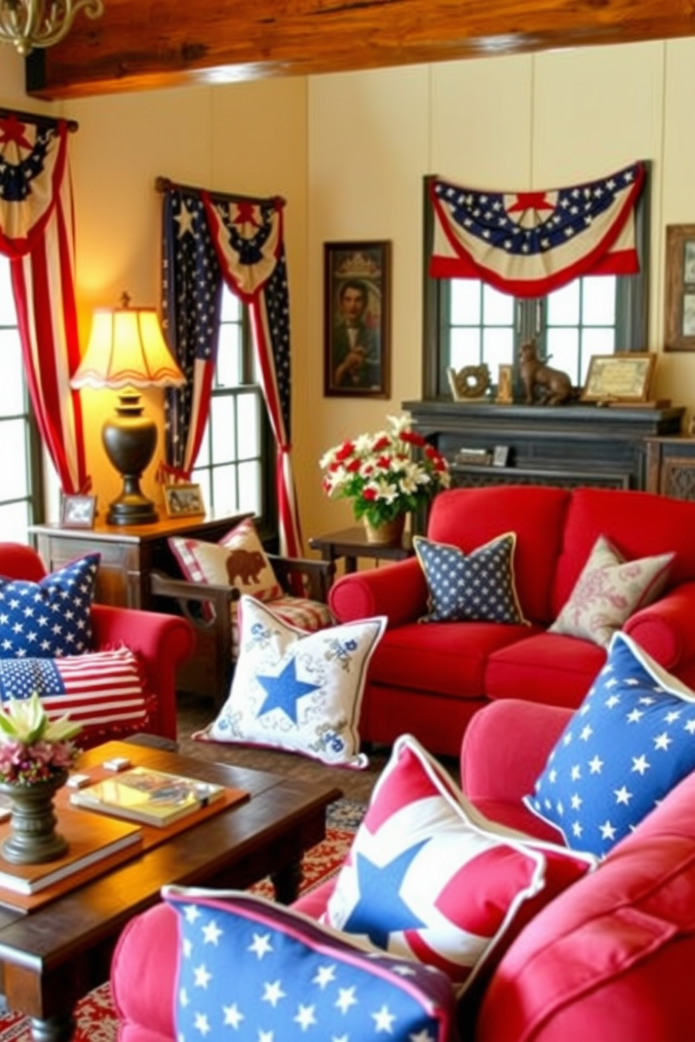 Independence Day Living Room Decorating Ideas 4