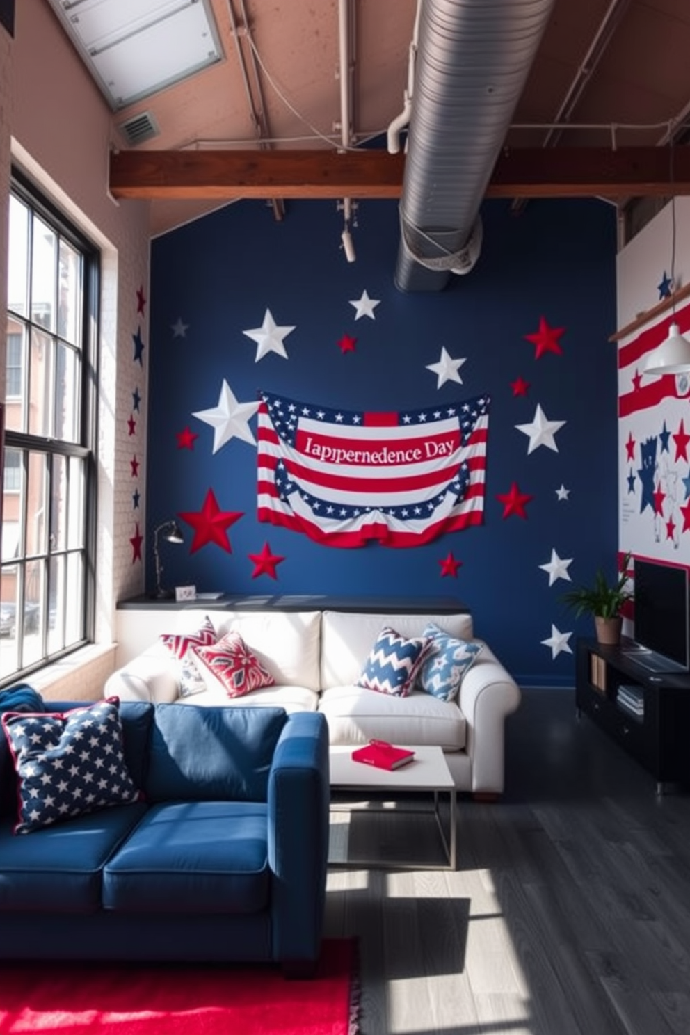 Independence Day Loft Decorating Ideas 10