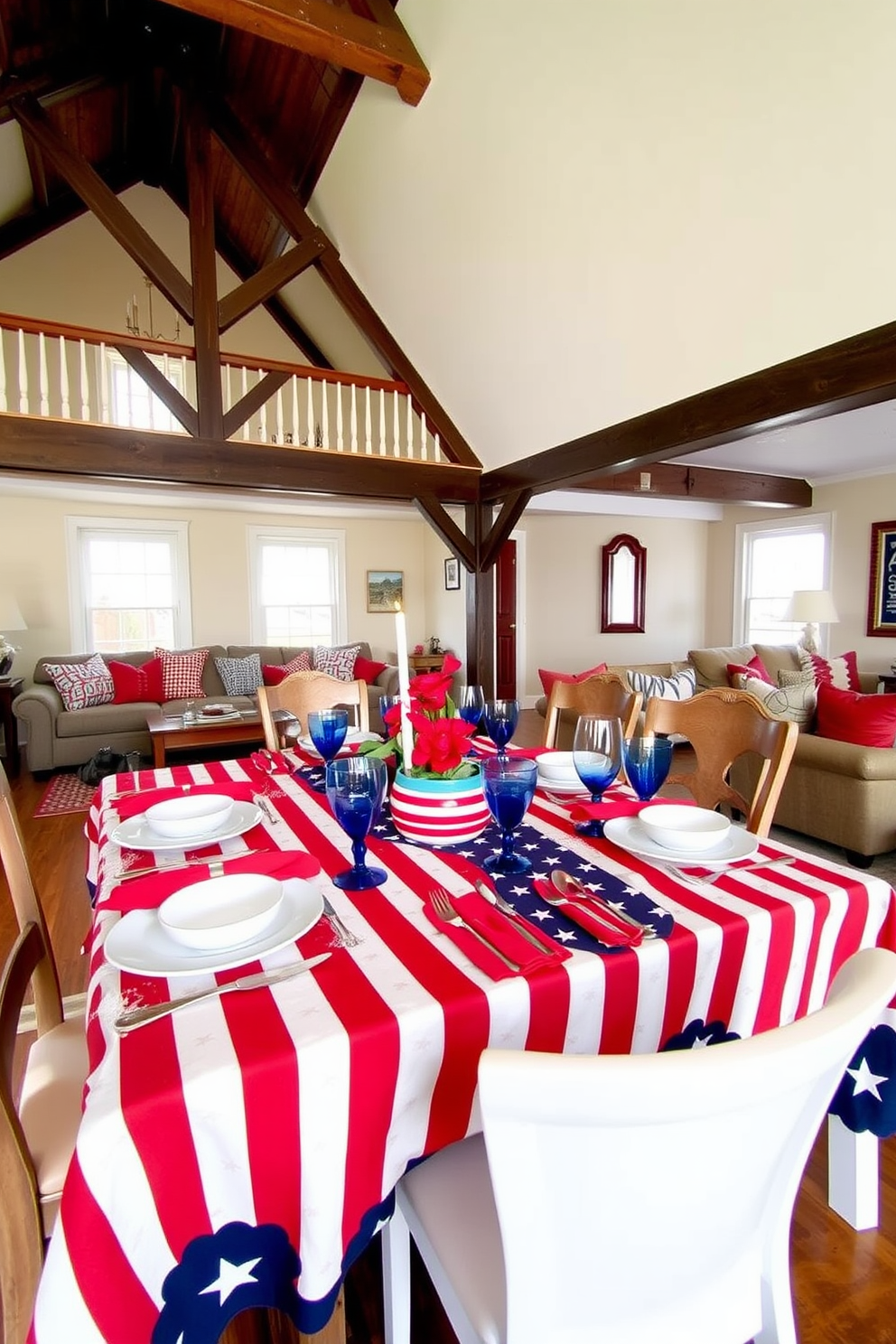 Independence Day Loft Decorating Ideas 14