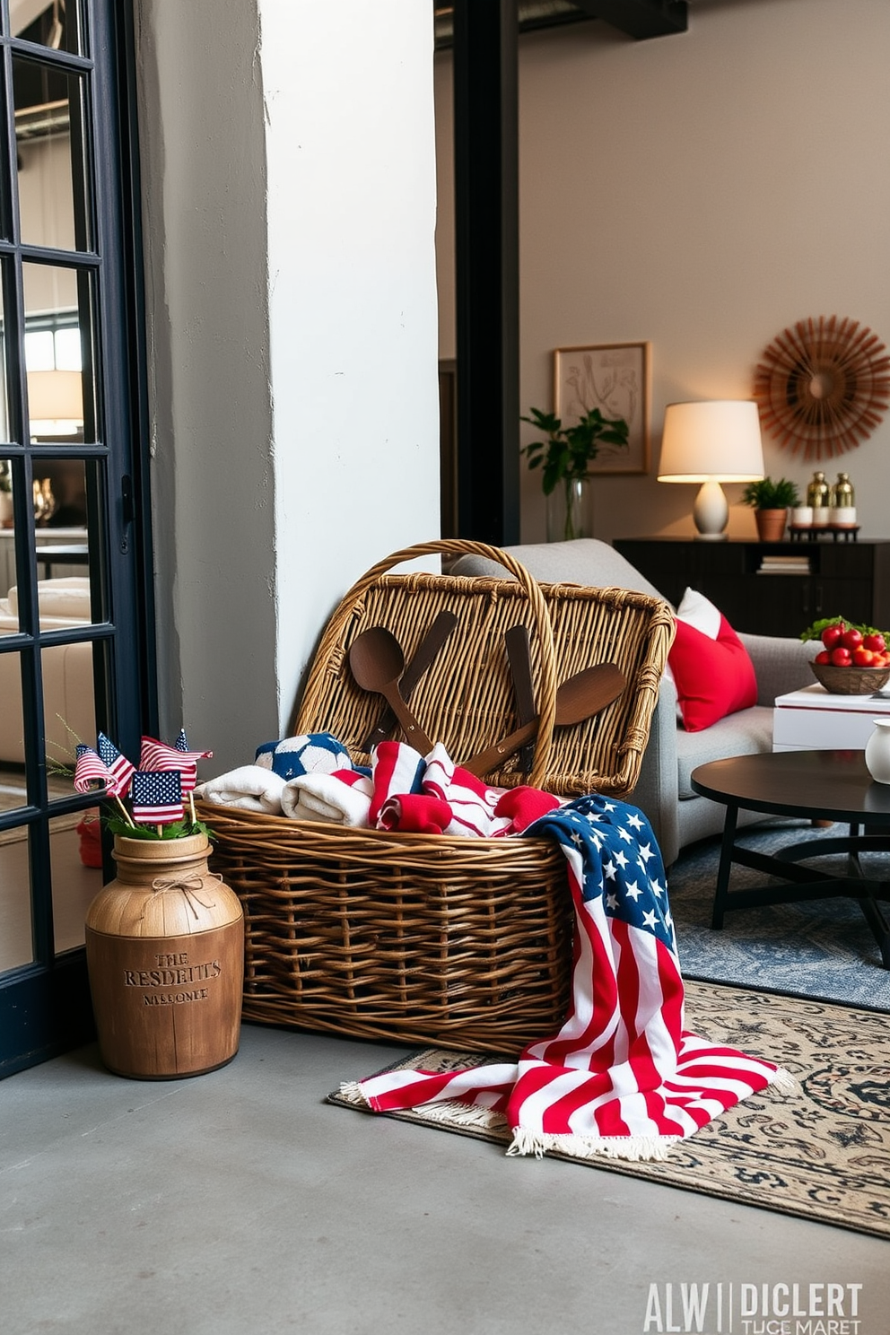 Independence Day Loft Decorating Ideas 19