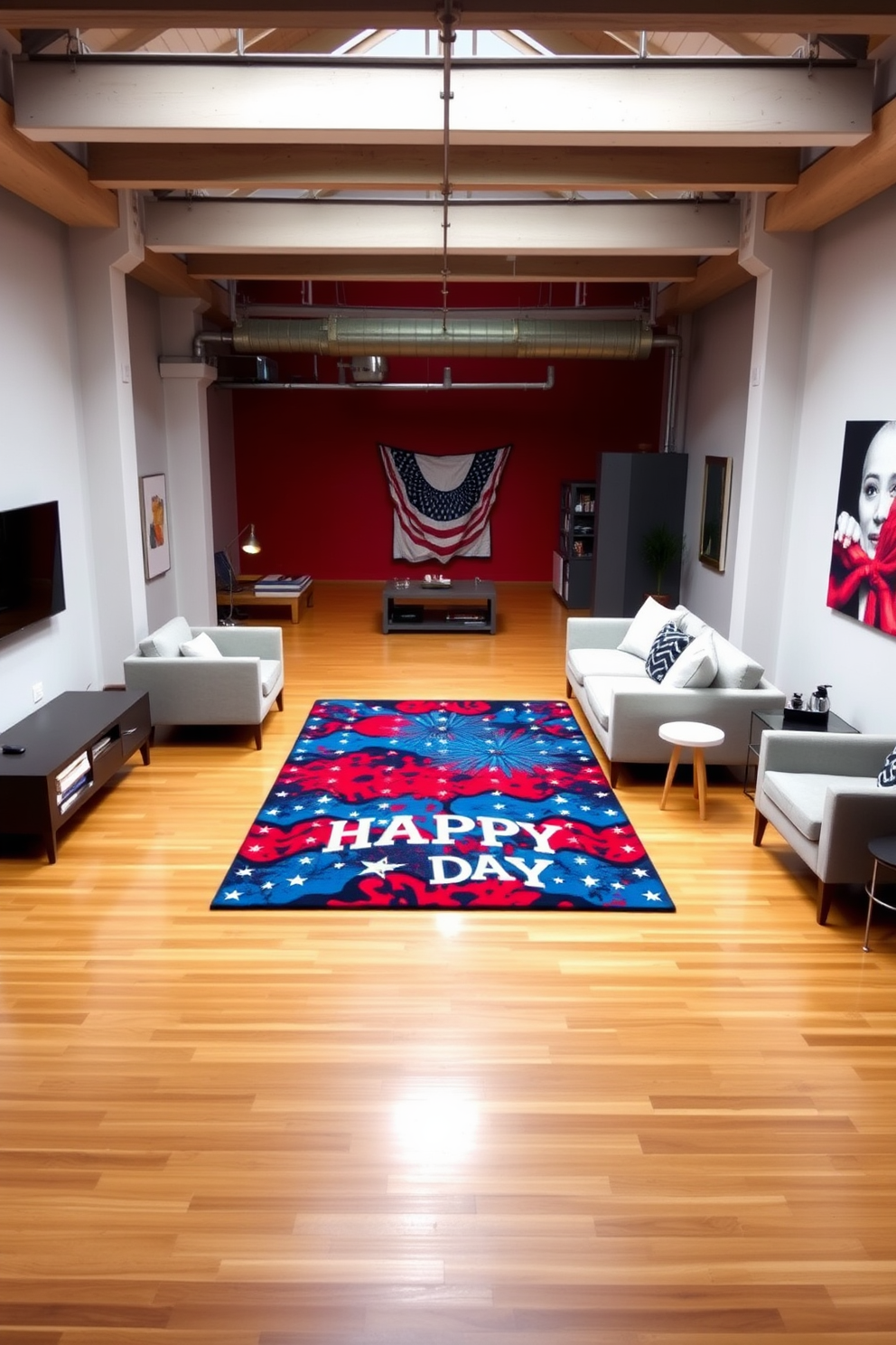 Independence Day Loft Decorating Ideas 20