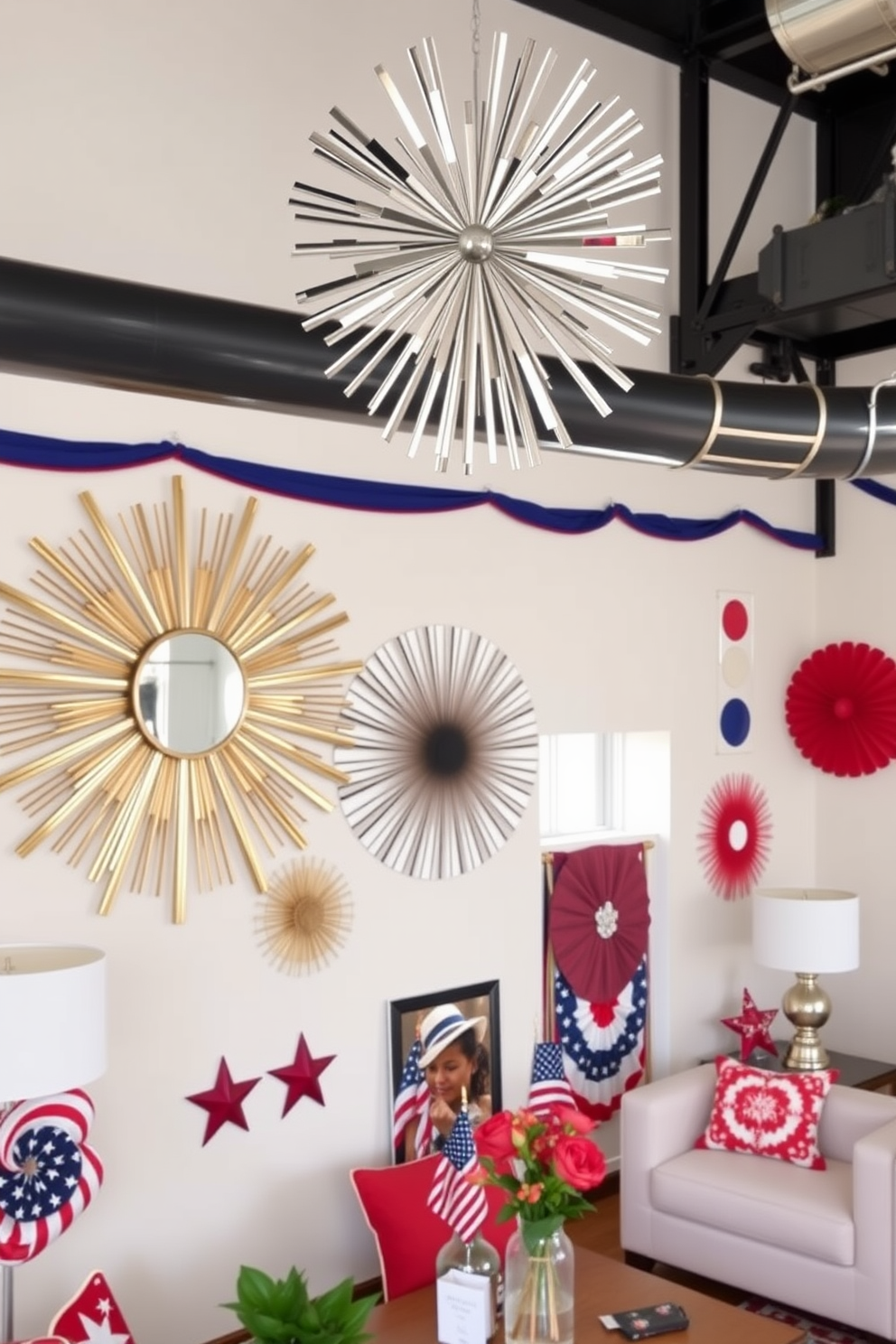 Independence Day Loft Decorating Ideas 30