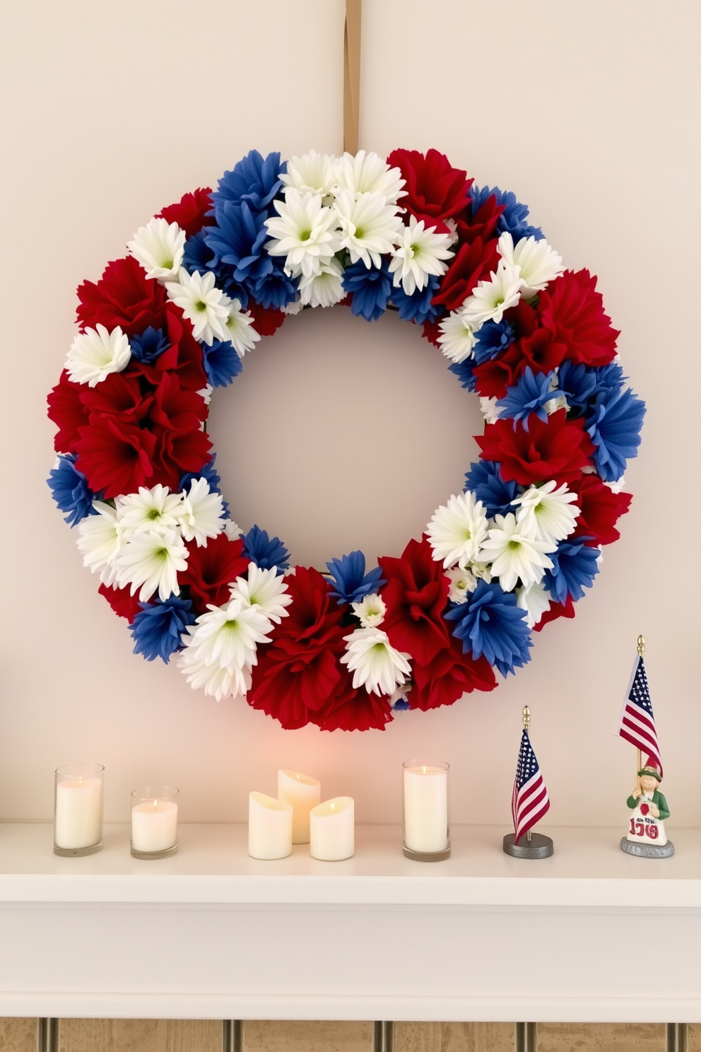 Independence Day Mantel Decorating Ideas 6