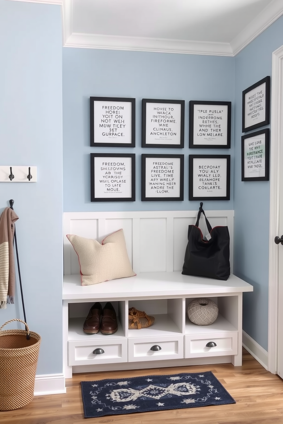 Independence Day Mudroom Decorating Ideas 16