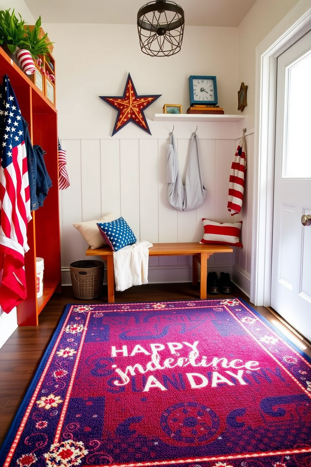 Independence Day Mudroom Decorating Ideas 17