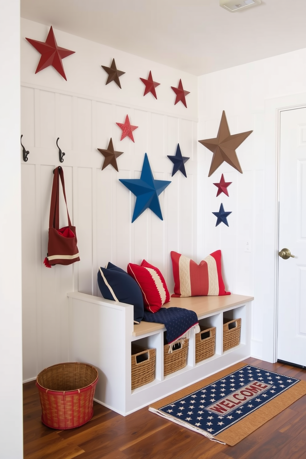 Independence Day Mudroom Decorating Ideas 18