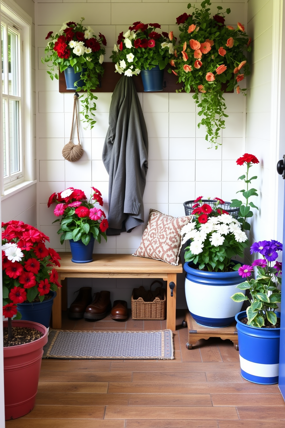 Independence Day Mudroom Decorating Ideas 22