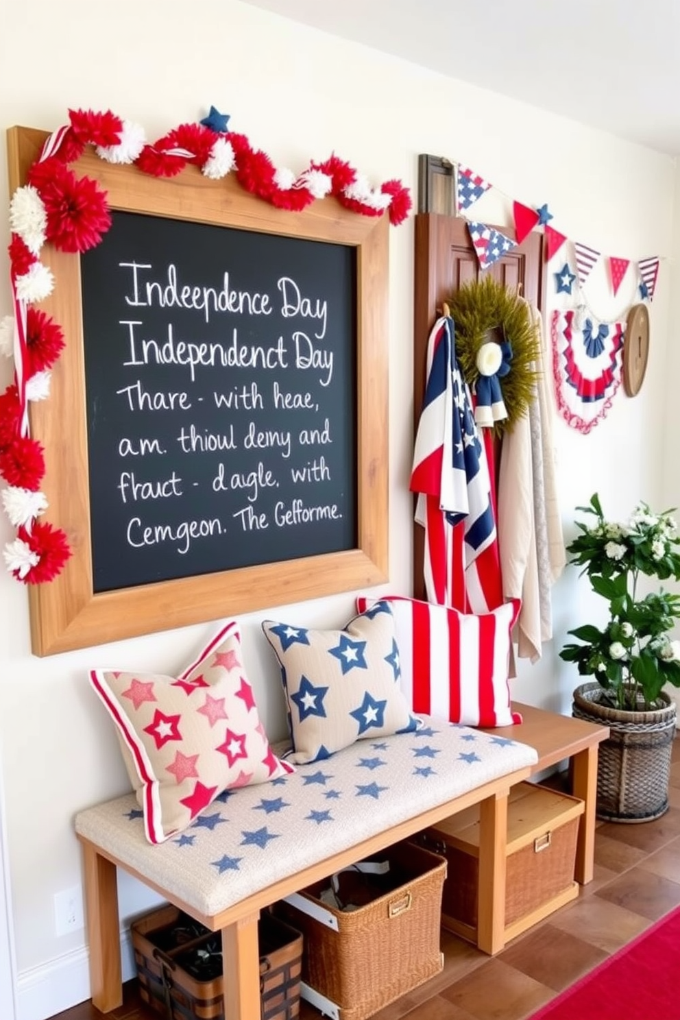 Independence Day Mudroom Decorating Ideas 23