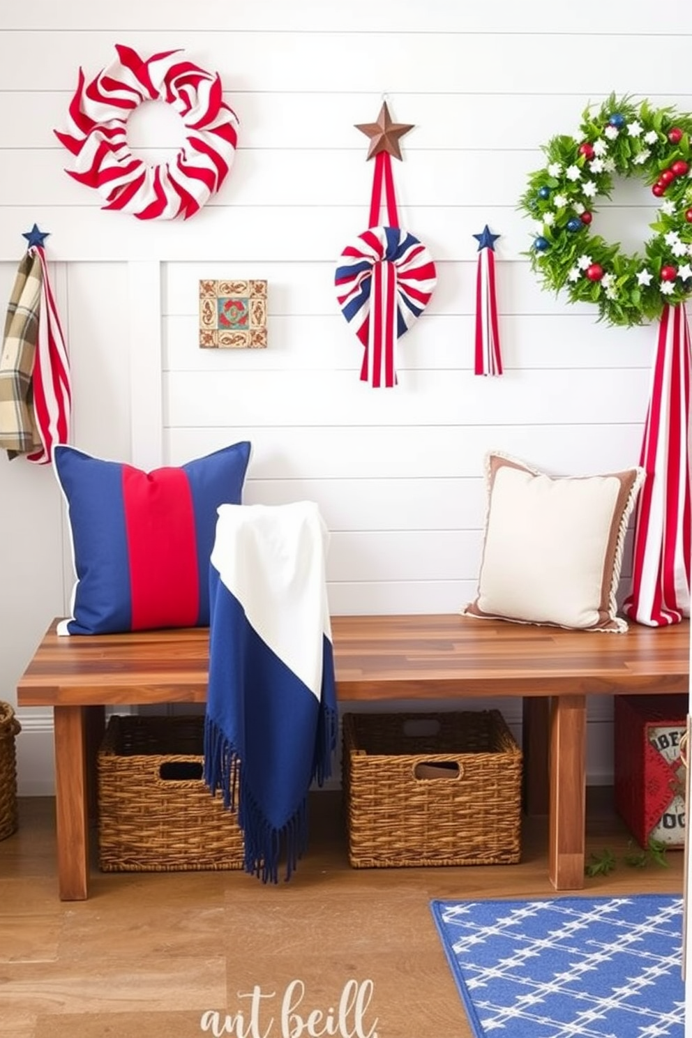 Independence Day Mudroom Decorating Ideas 27