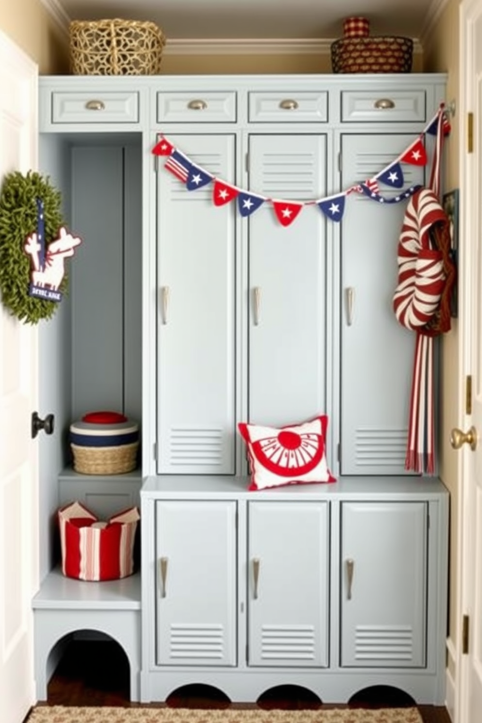 Independence Day Mudroom Decorating Ideas 4