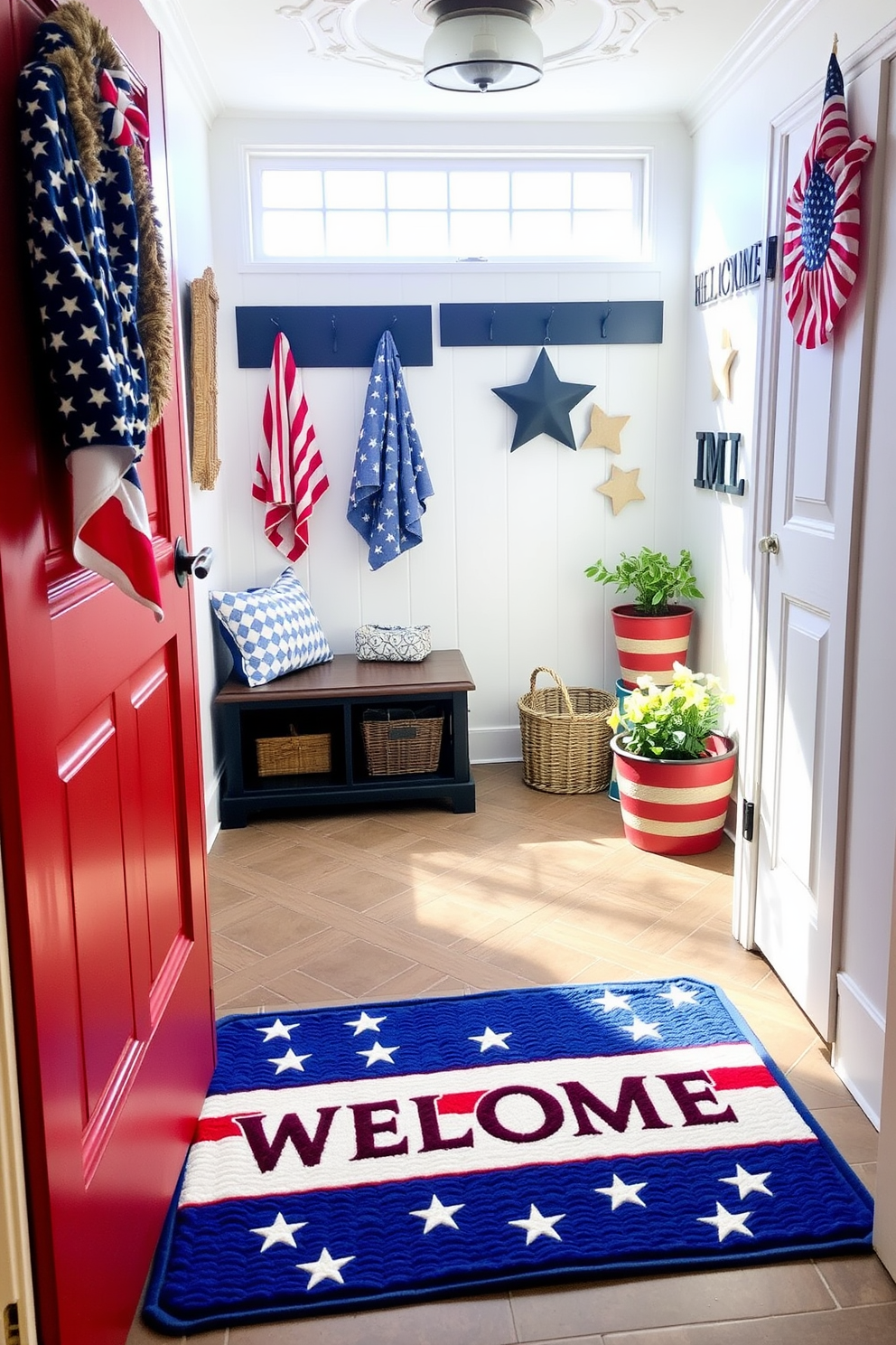 Independence Day Mudroom Decorating Ideas 8