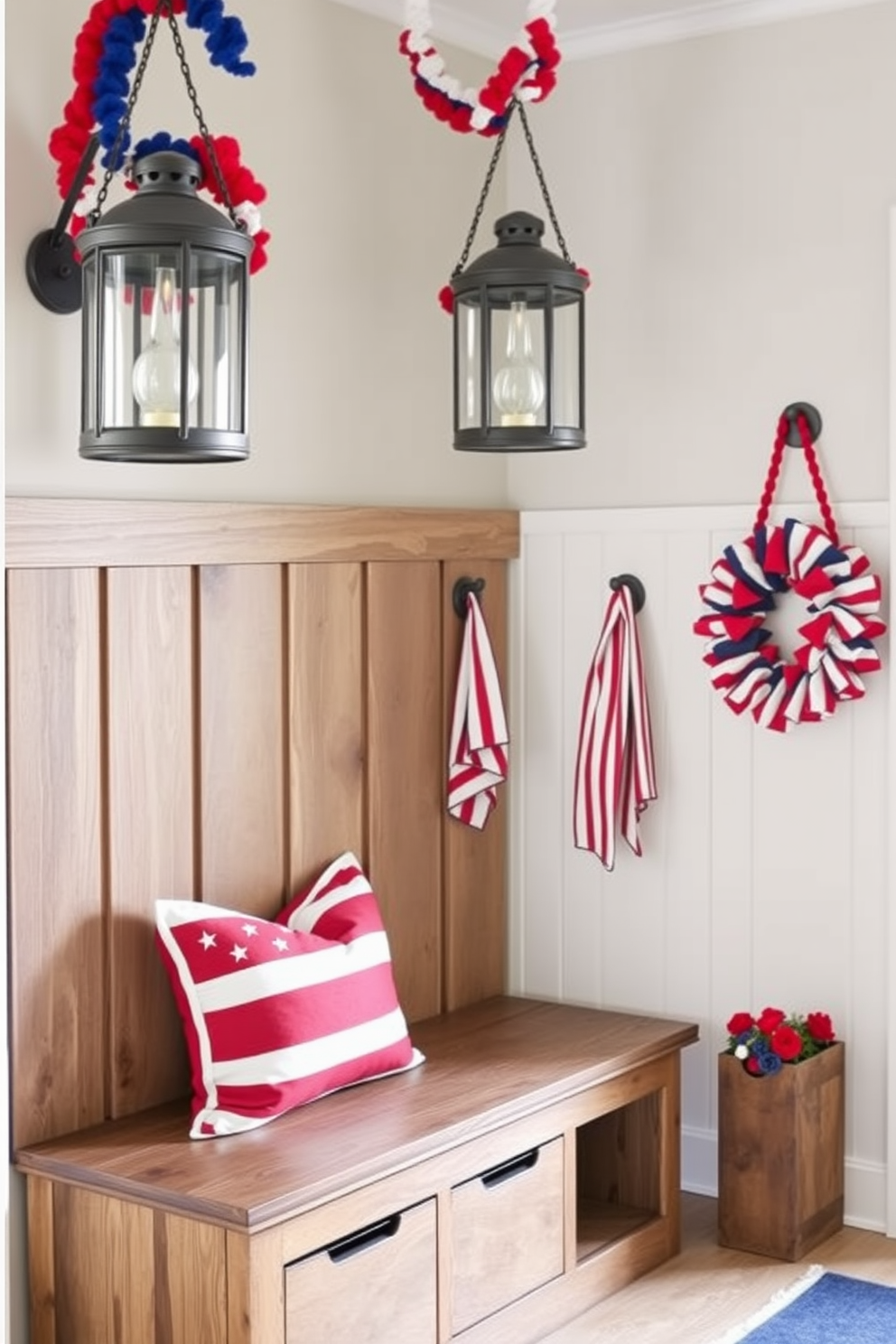 Independence Day Mudroom Decorating Ideas 9