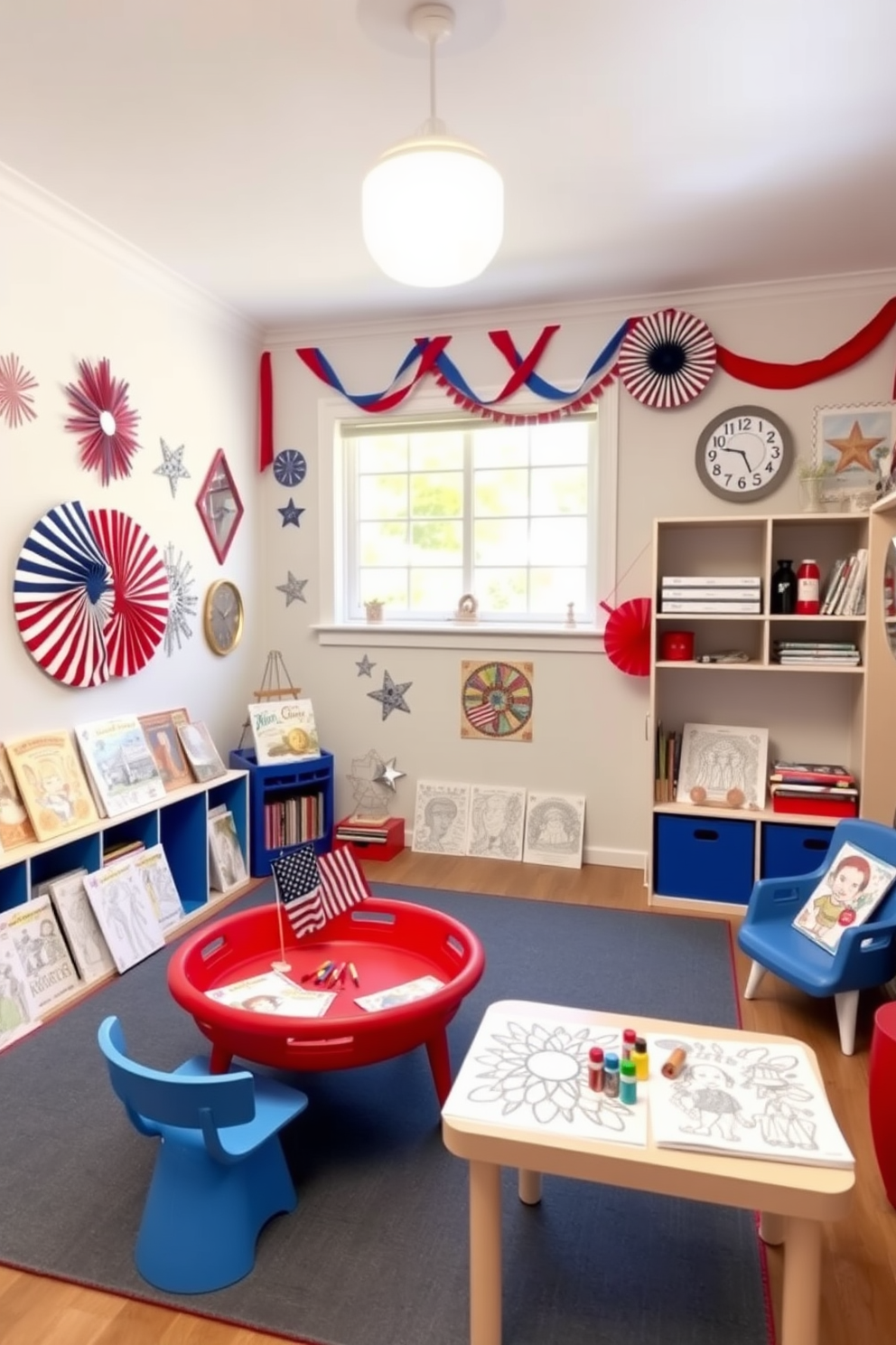 Independence Day Playroom Decorating Ideas 14