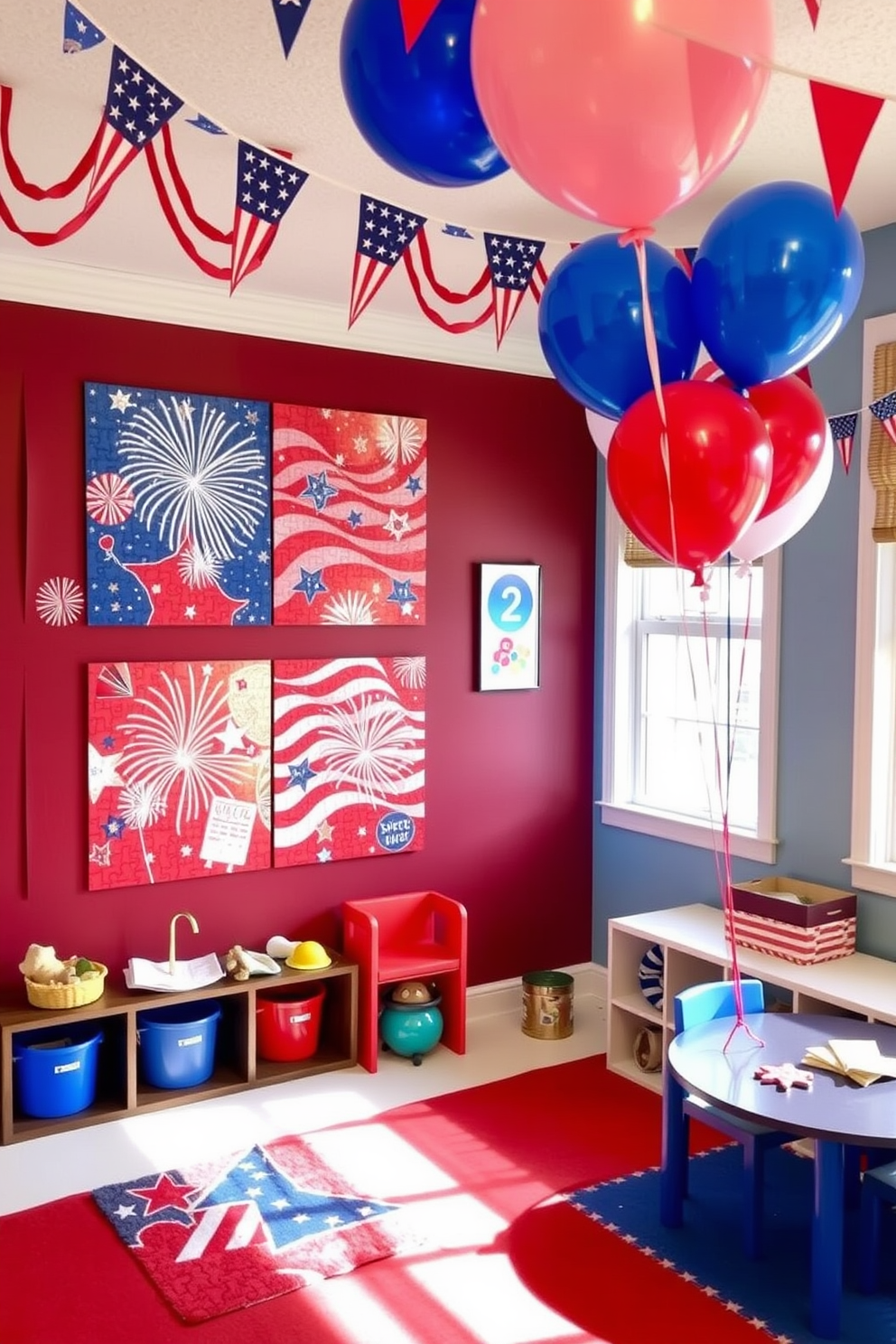 Independence Day Playroom Decorating Ideas 15