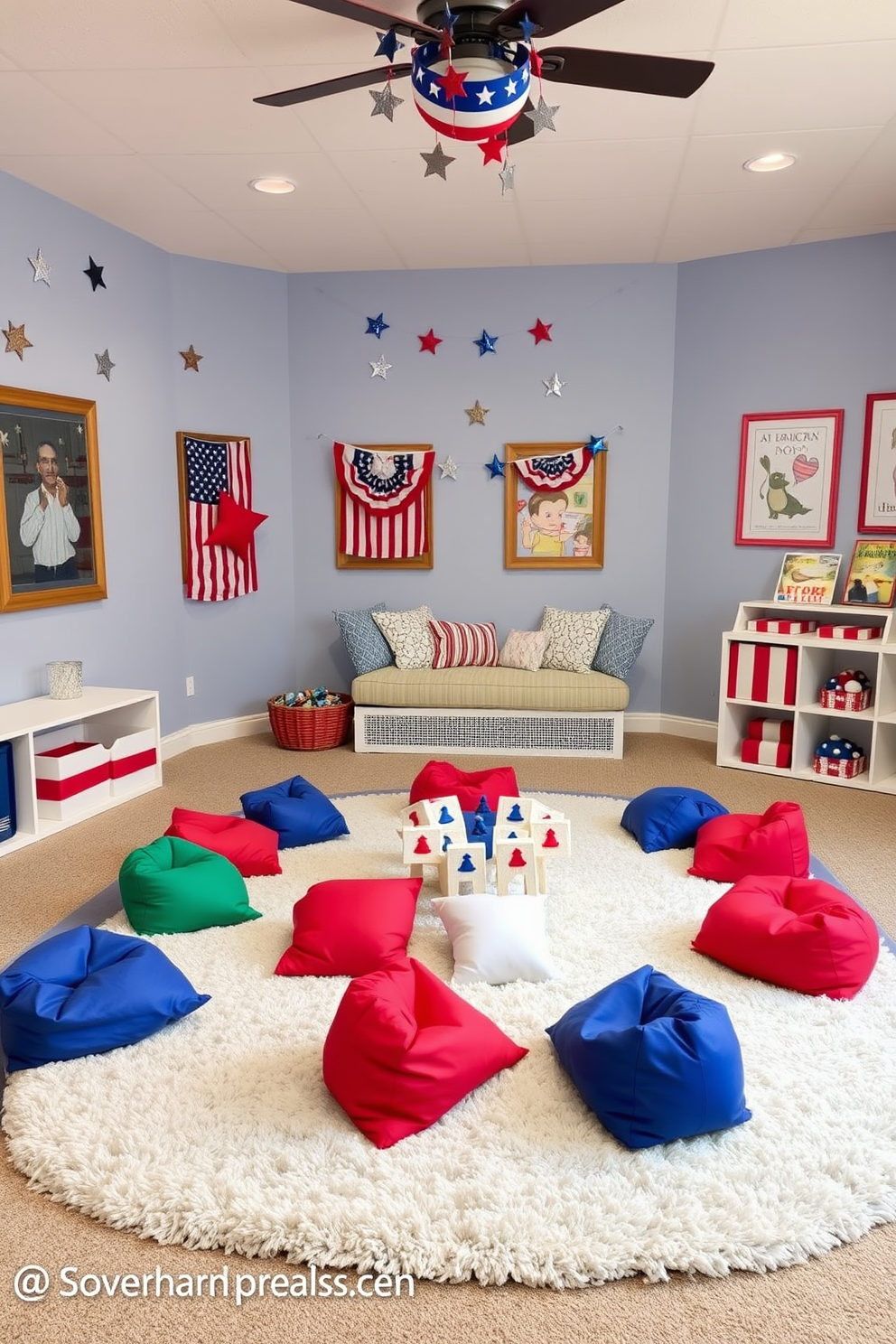 Independence Day Playroom Decorating Ideas 23