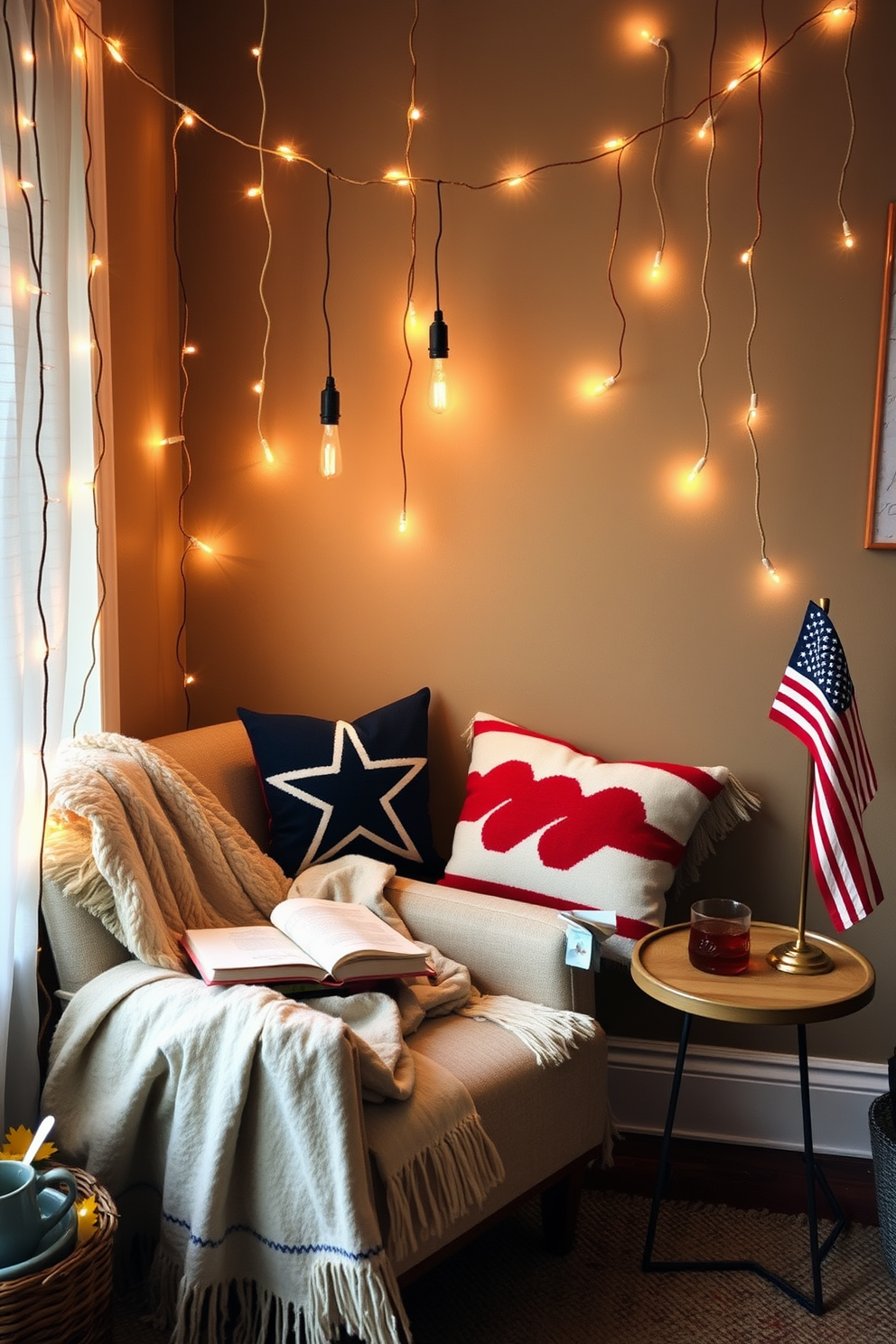 Independence Day Reading Nook Decorating Ideas 14