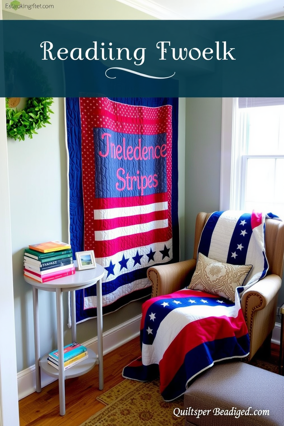 Independence Day Reading Nook Decorating Ideas 15