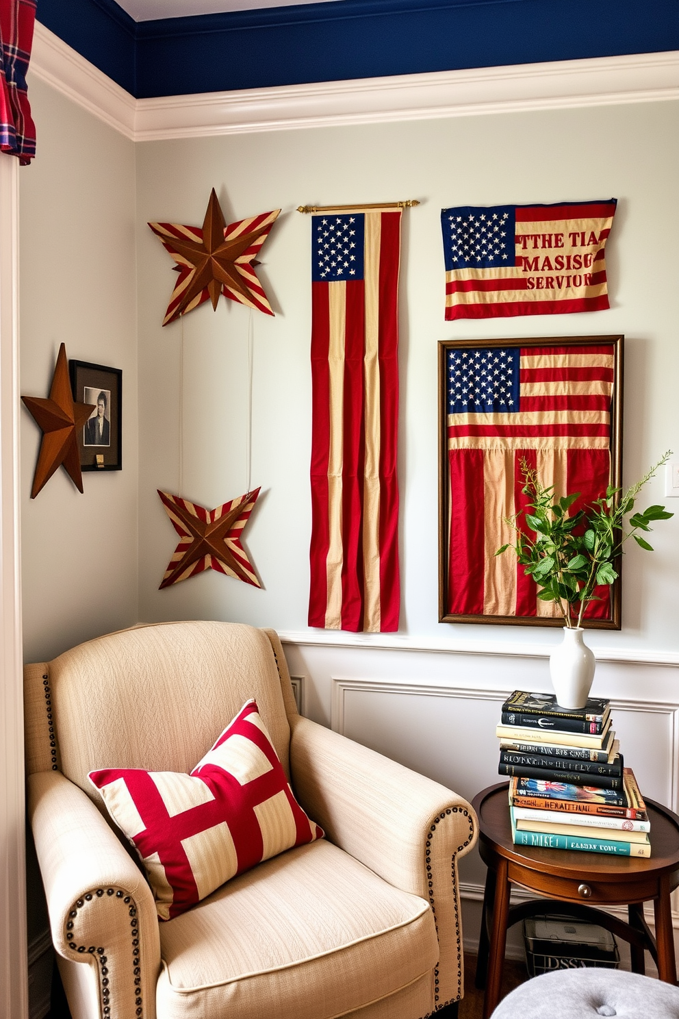 Independence Day Reading Nook Decorating Ideas 17