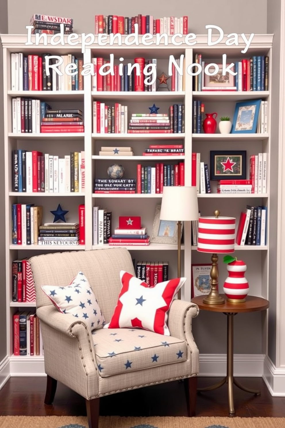 Independence Day Reading Nook Decorating Ideas 21