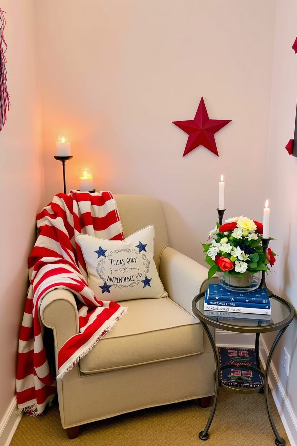 Independence Day Reading Nook Decorating Ideas 24