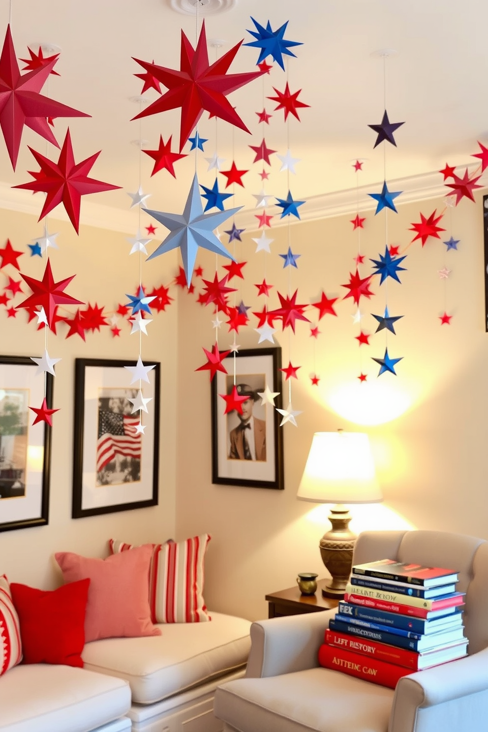 Independence Day Reading Nook Decorating Ideas 26