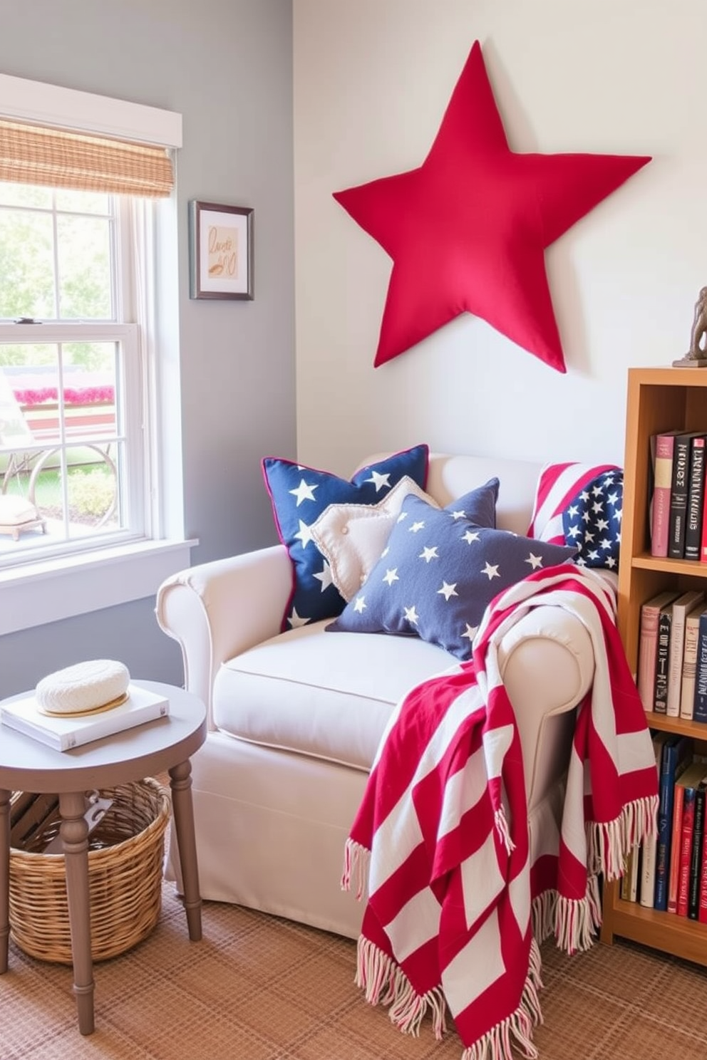 Independence Day Reading Nook Decorating Ideas 3