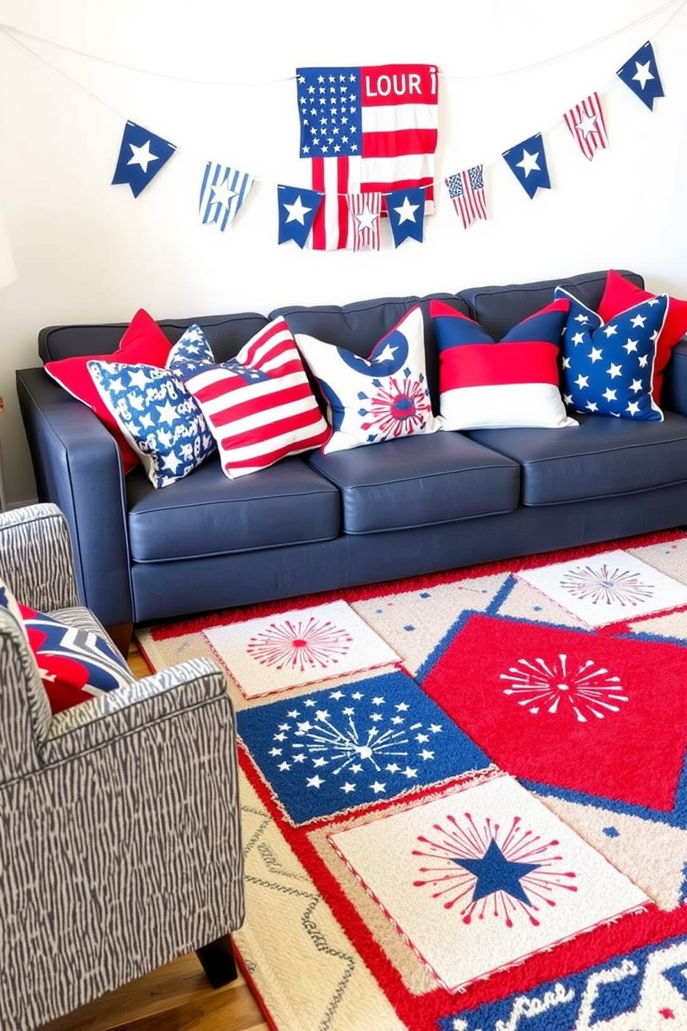 Independence Day Small Living Room Decorating Ideas 19