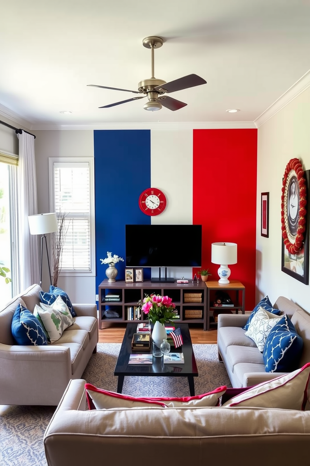 Independence Day Small Living Room Decorating Ideas 20