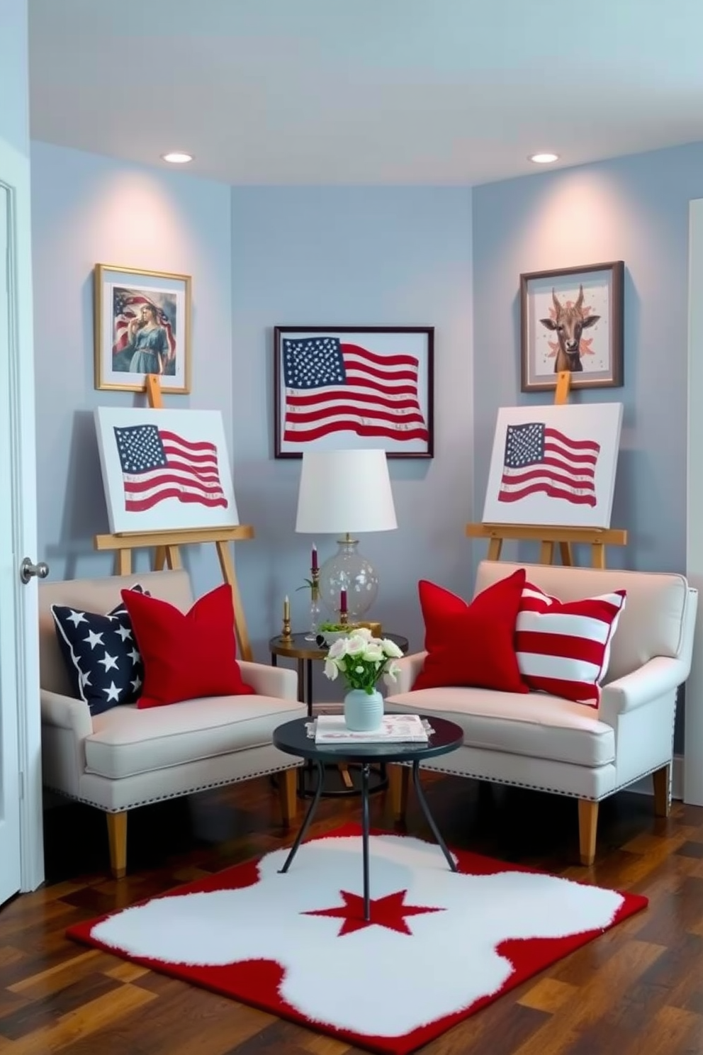 Independence Day Small Living Room Decorating Ideas 28