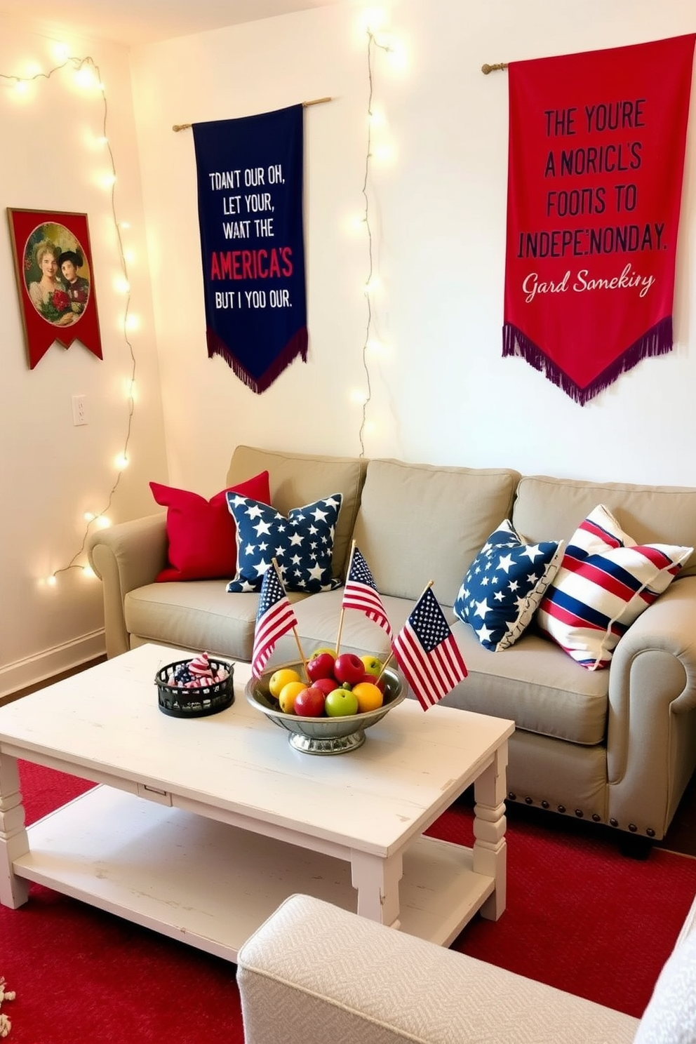 Independence Day Small Living Room Decorating Ideas 29