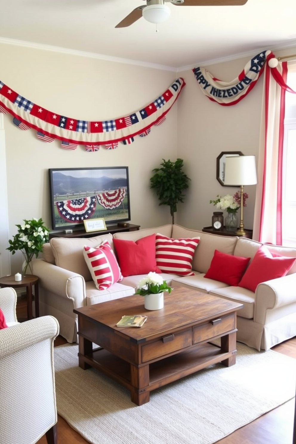 Independence Day Small Living Room Decorating Ideas 4