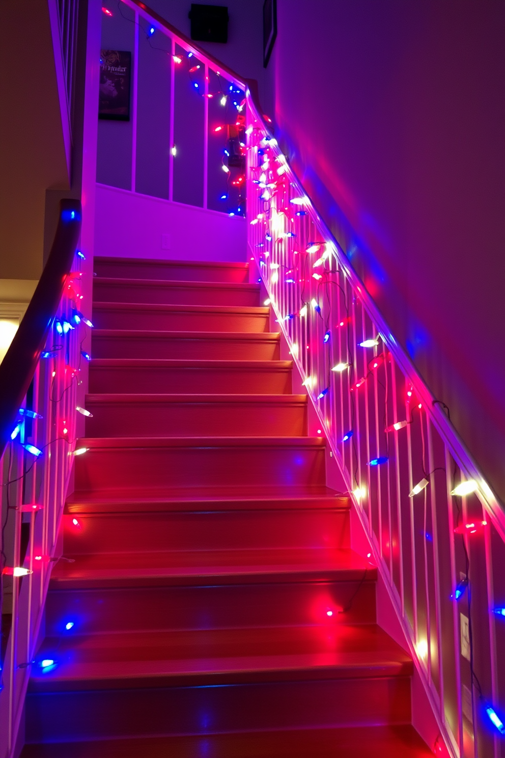 Independence Day Staircase Decorating Ideas 13