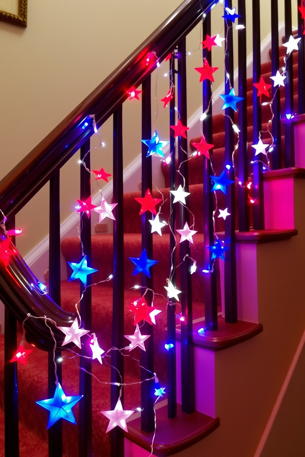 Independence Day Staircase Decorating Ideas 16