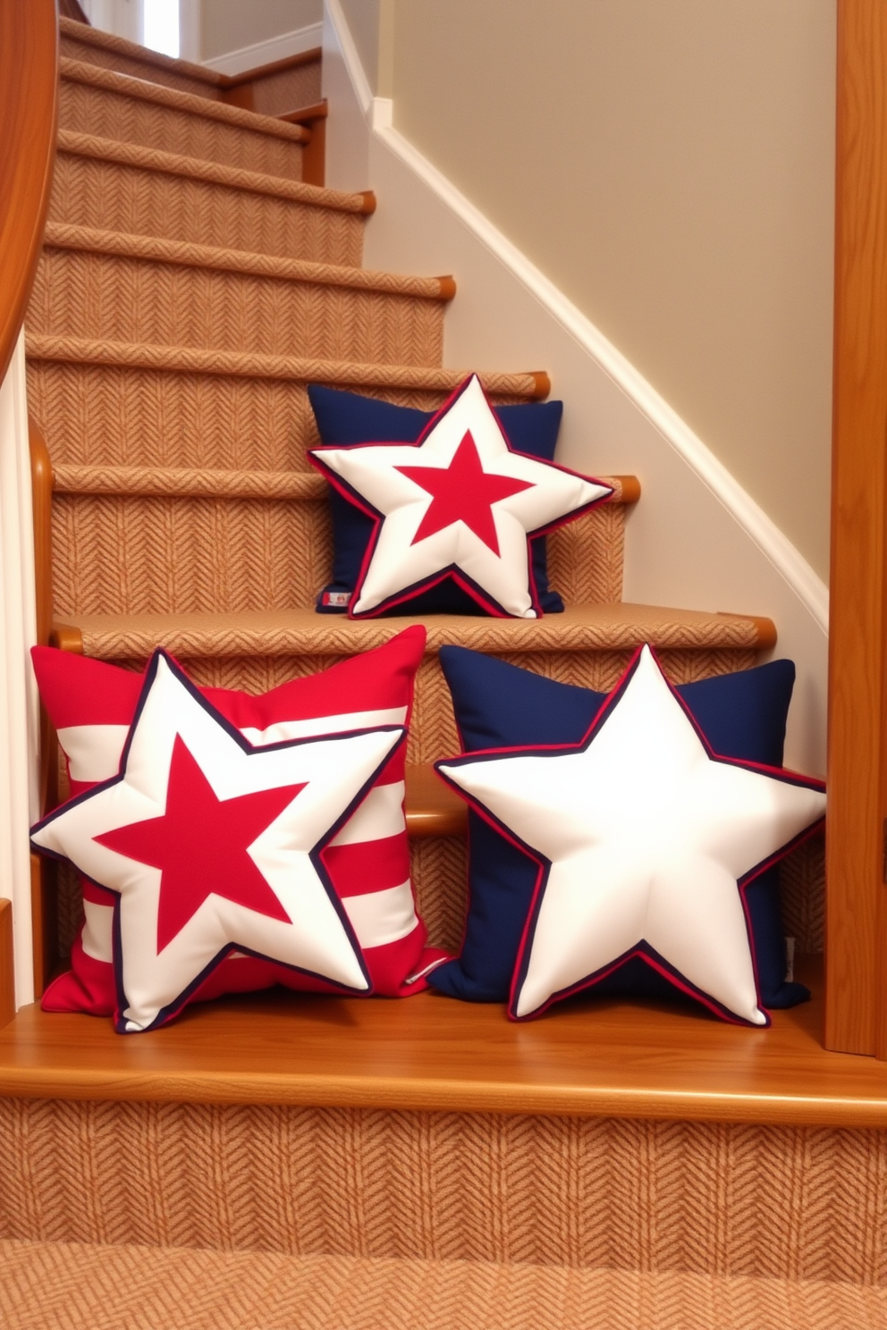 Independence Day Staircase Decorating Ideas 26