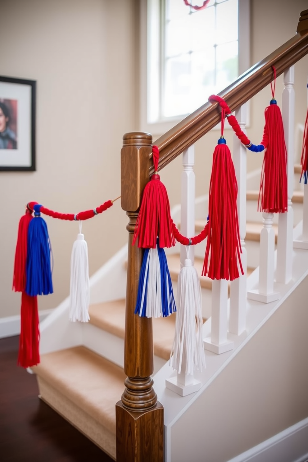 Independence Day Staircase Decorating Ideas 28