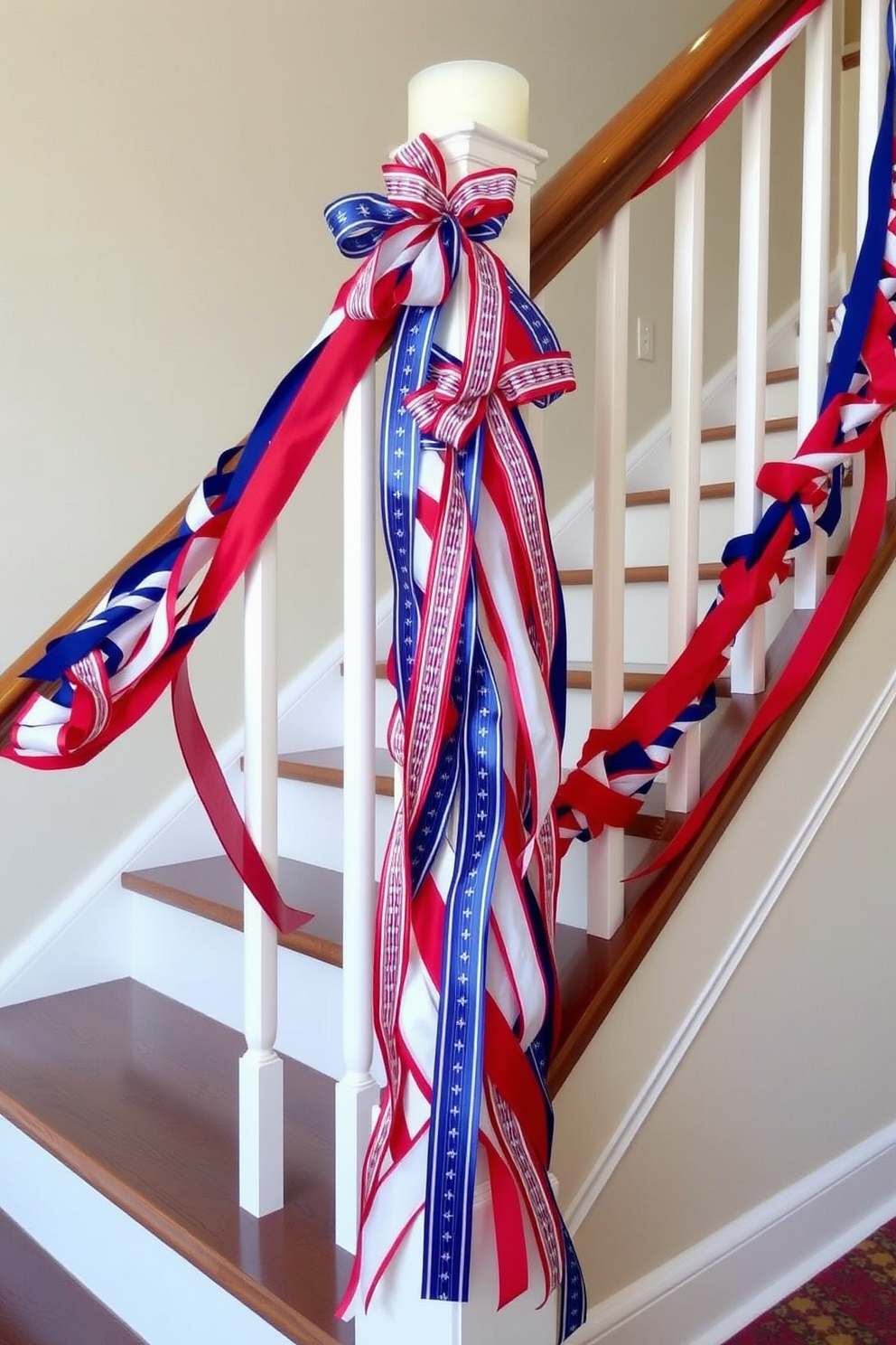 Independence Day Staircase Decorating Ideas 5