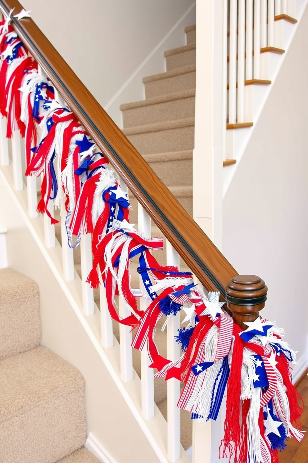 Independence Day Staircase Decorating Ideas 9